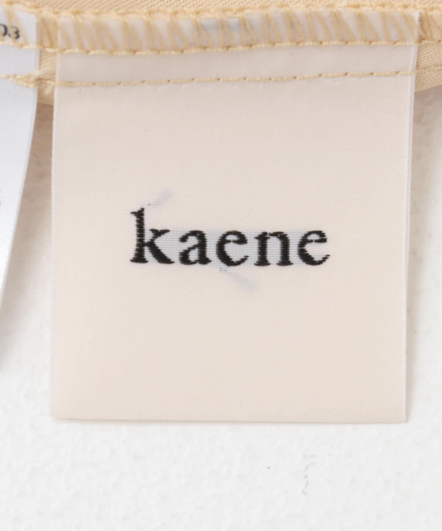 kaene　ラメミックスステッチレースドレス yellow 38