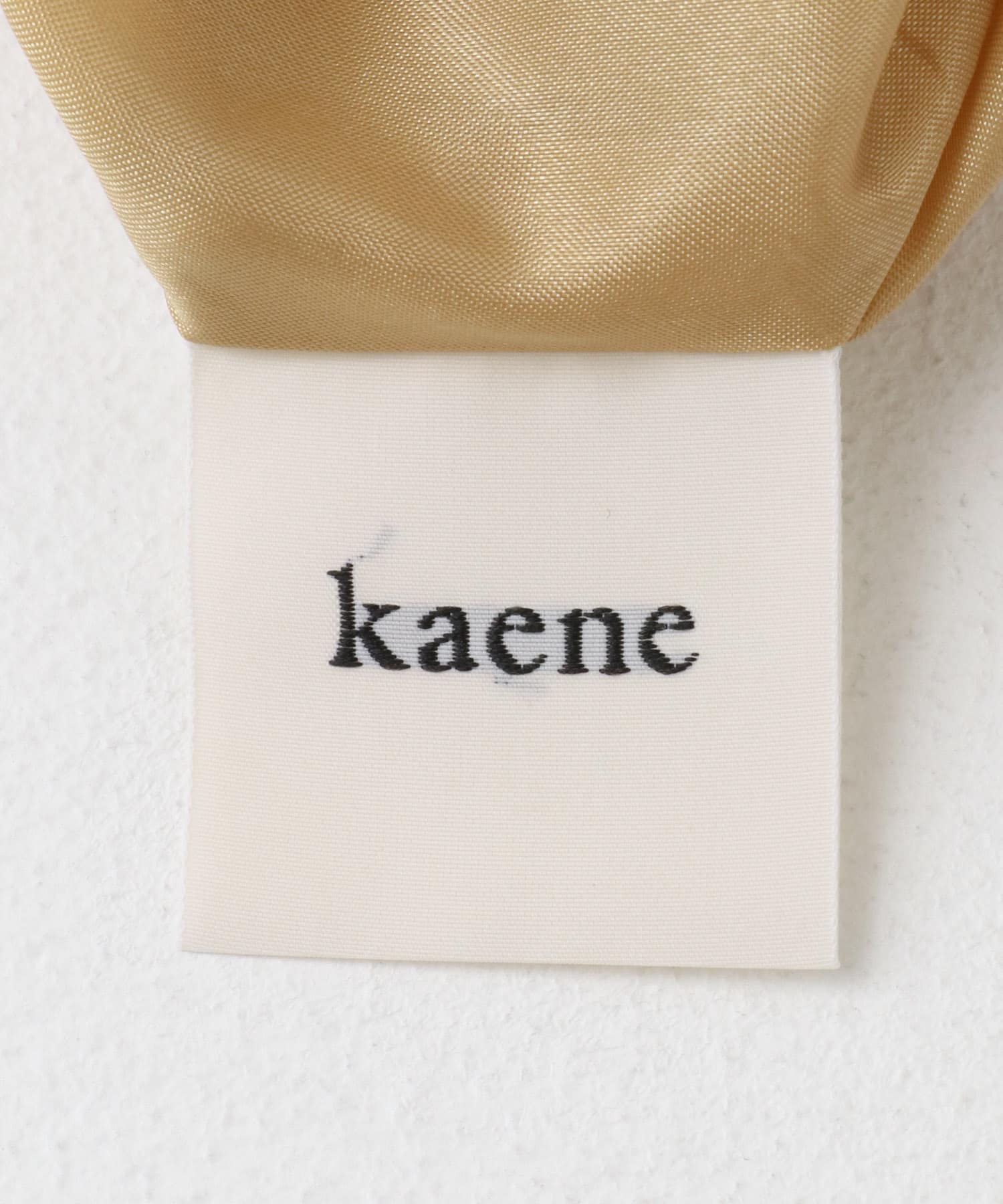 kaene　マットカルゼオーガンドレス yellow FREE