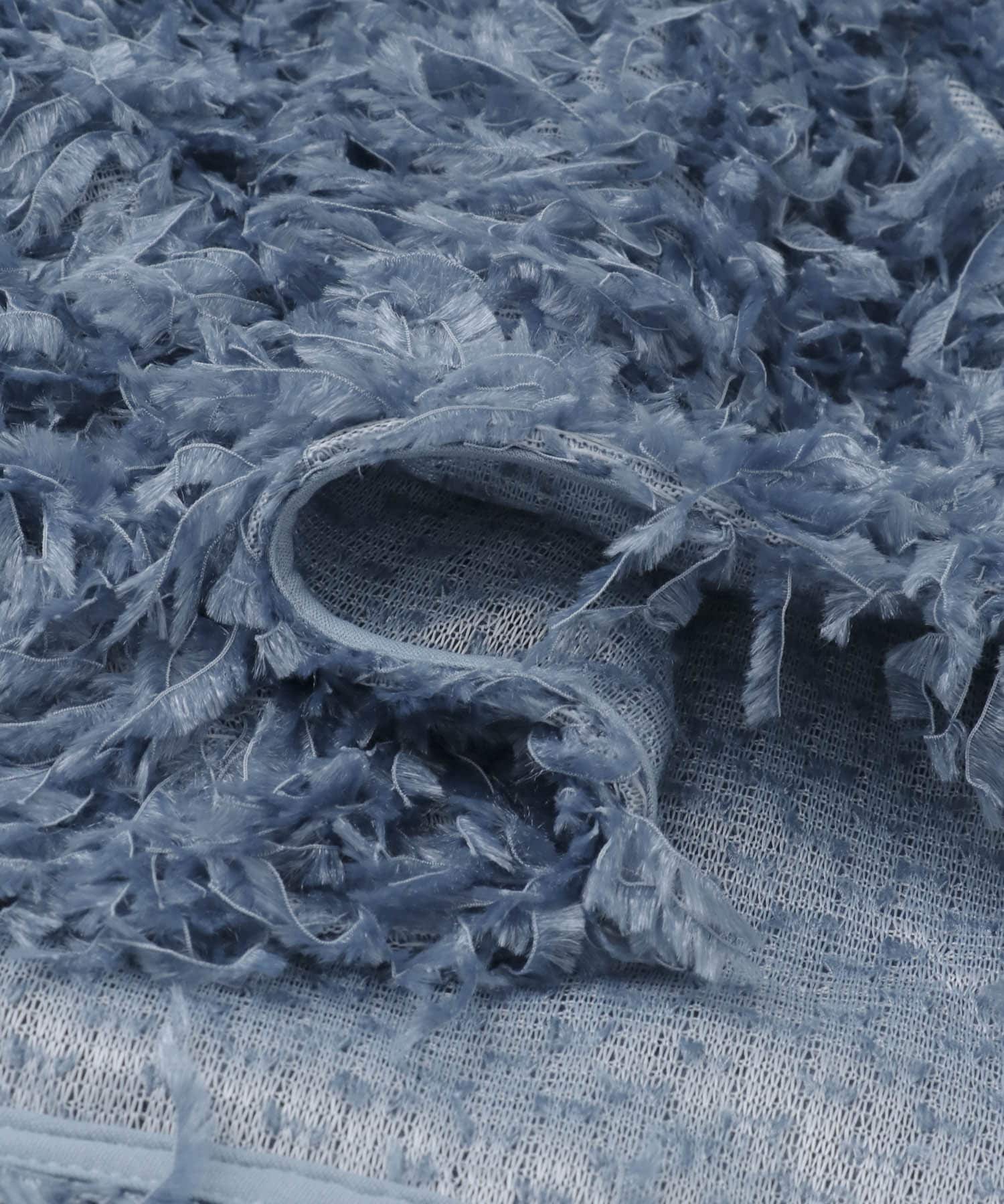 CHIGNON　フェザーフリンジTシャツ BLUE FREE