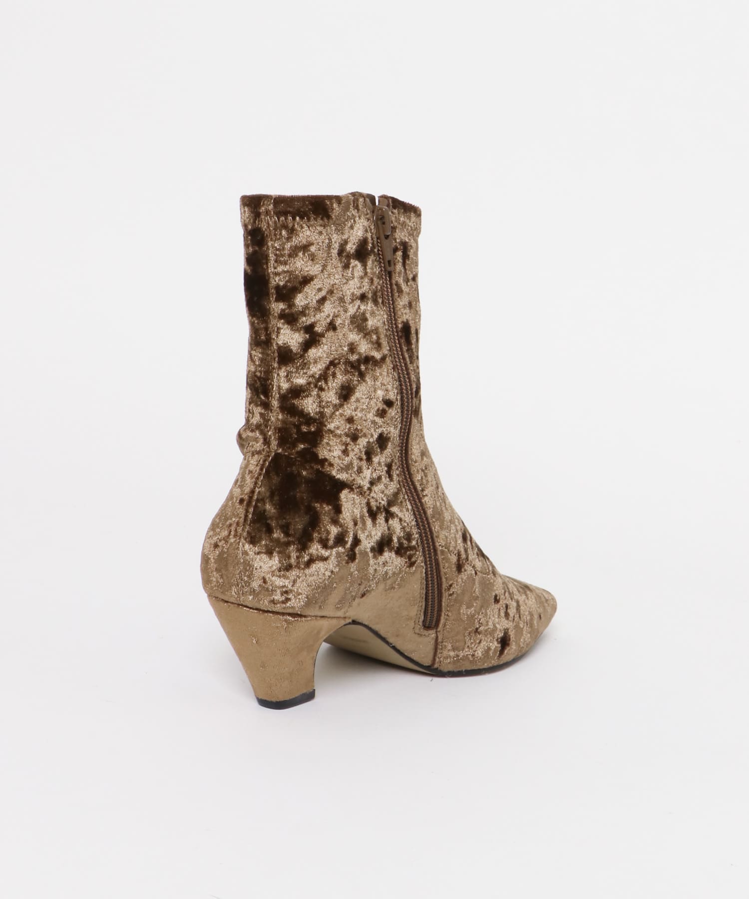 LE VERNIS　Velor stretch boots ブラウン 23.5