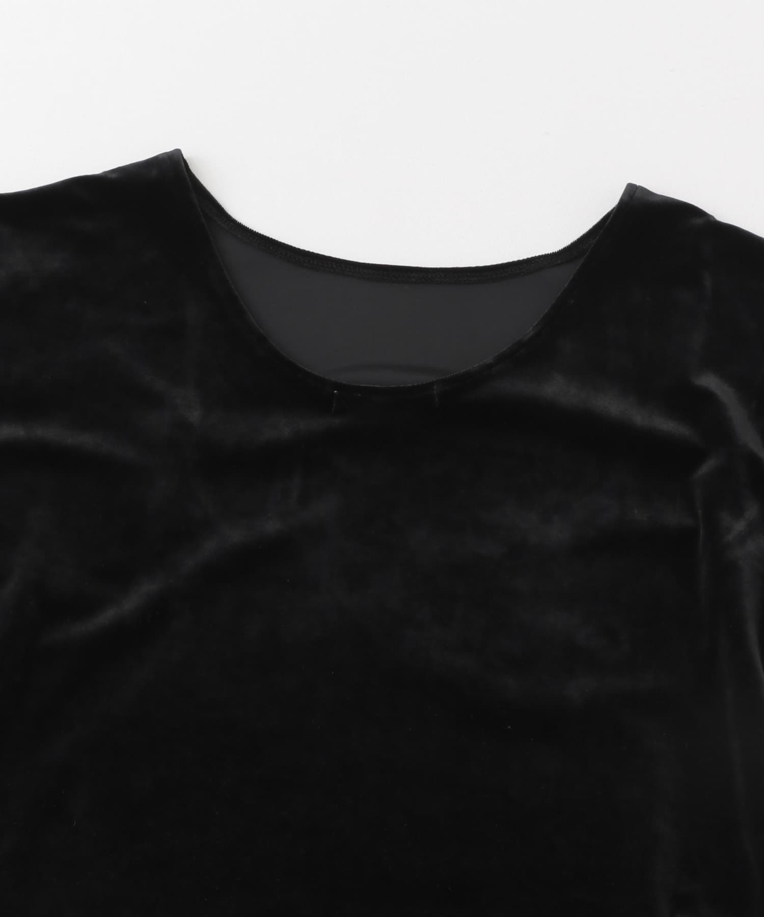 『別注』GREYCHORD×ROSSO　MIRAベロアカットソー BLACK 1