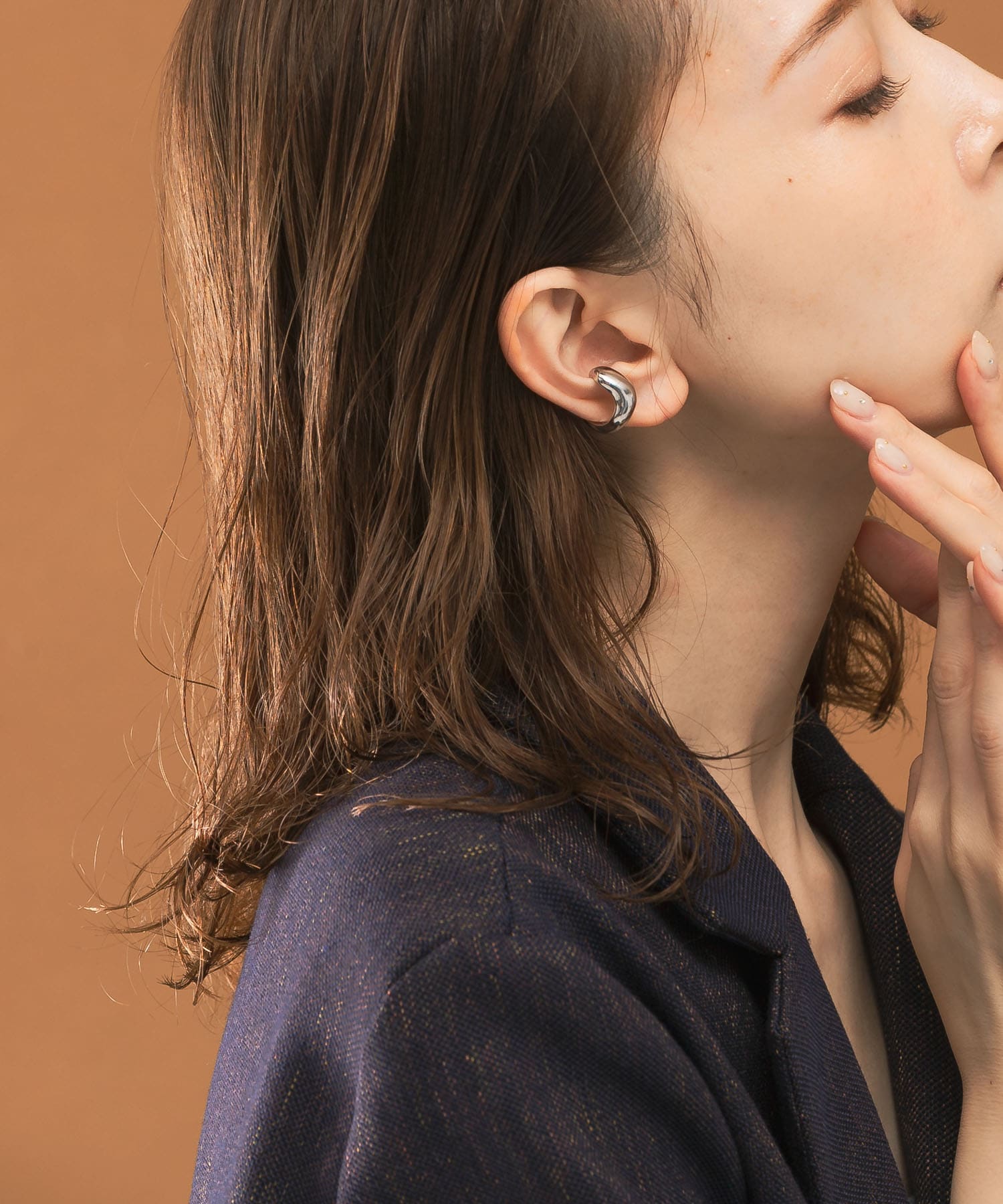Favorible　Beans earcuff SILVER FREE