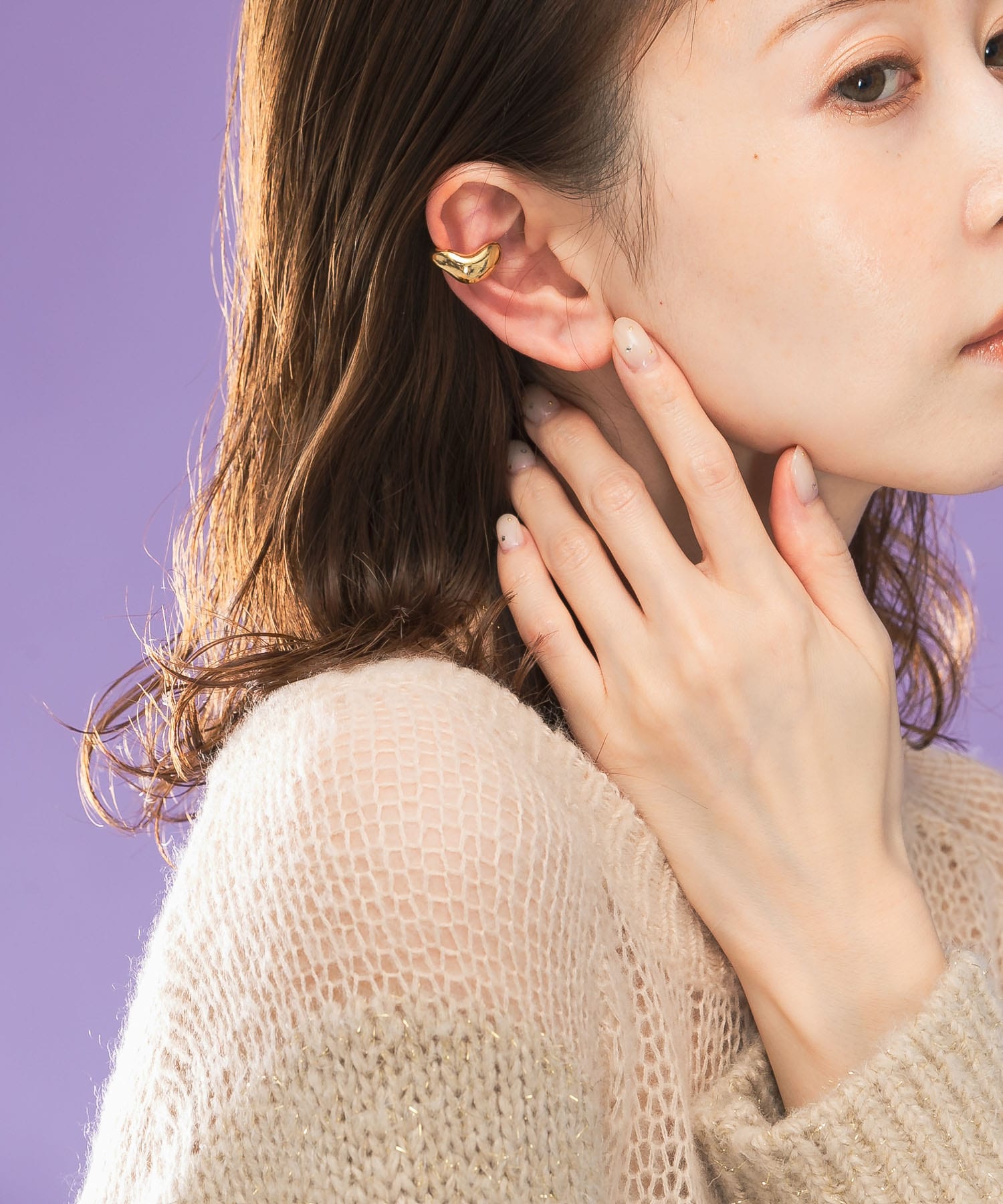 Favorible　Beans earcuff GOLD FREE