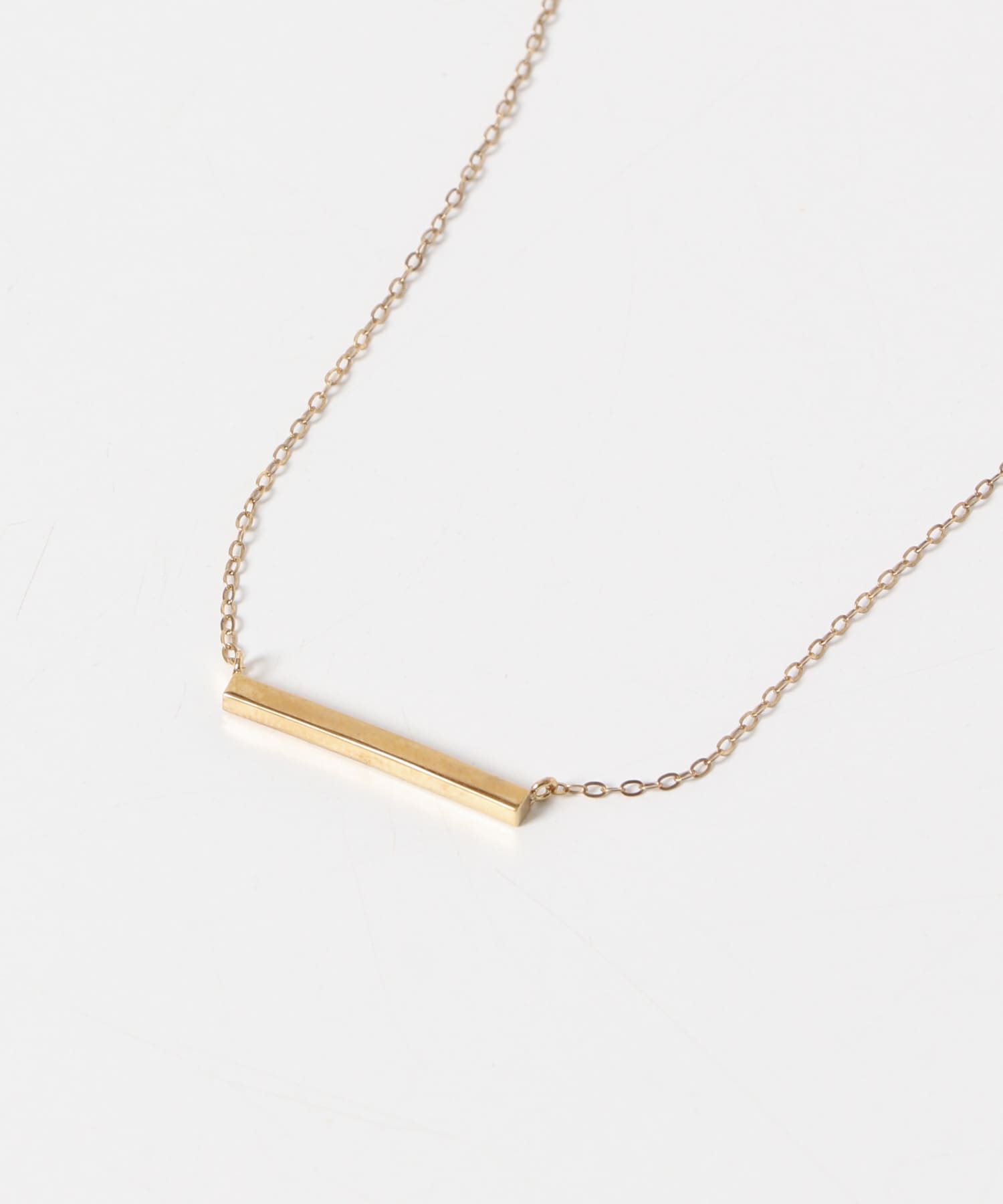 Favorible　2WAY bar necklace GOLD FREE