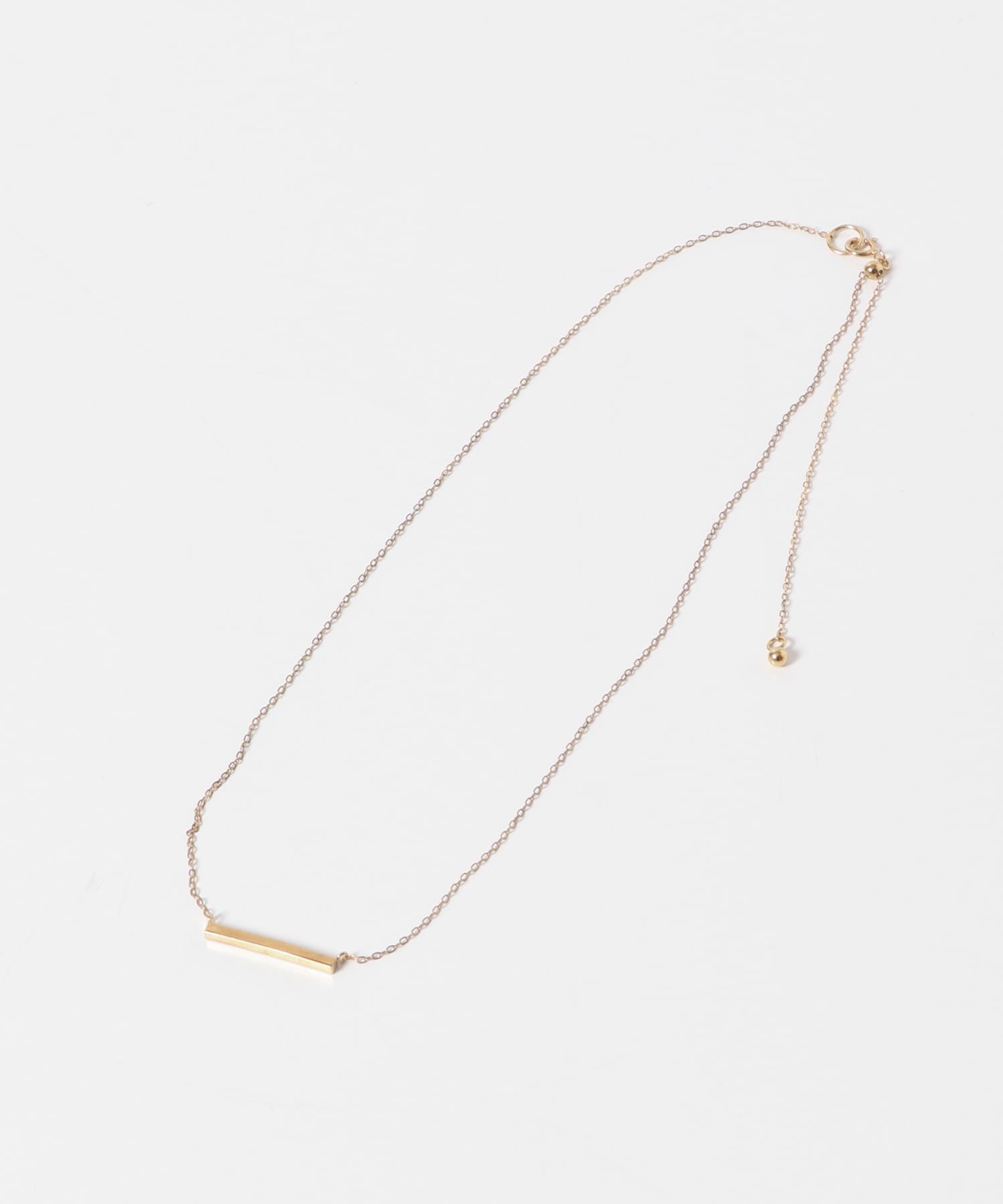 Favorible　2WAY bar necklace GOLD FREE