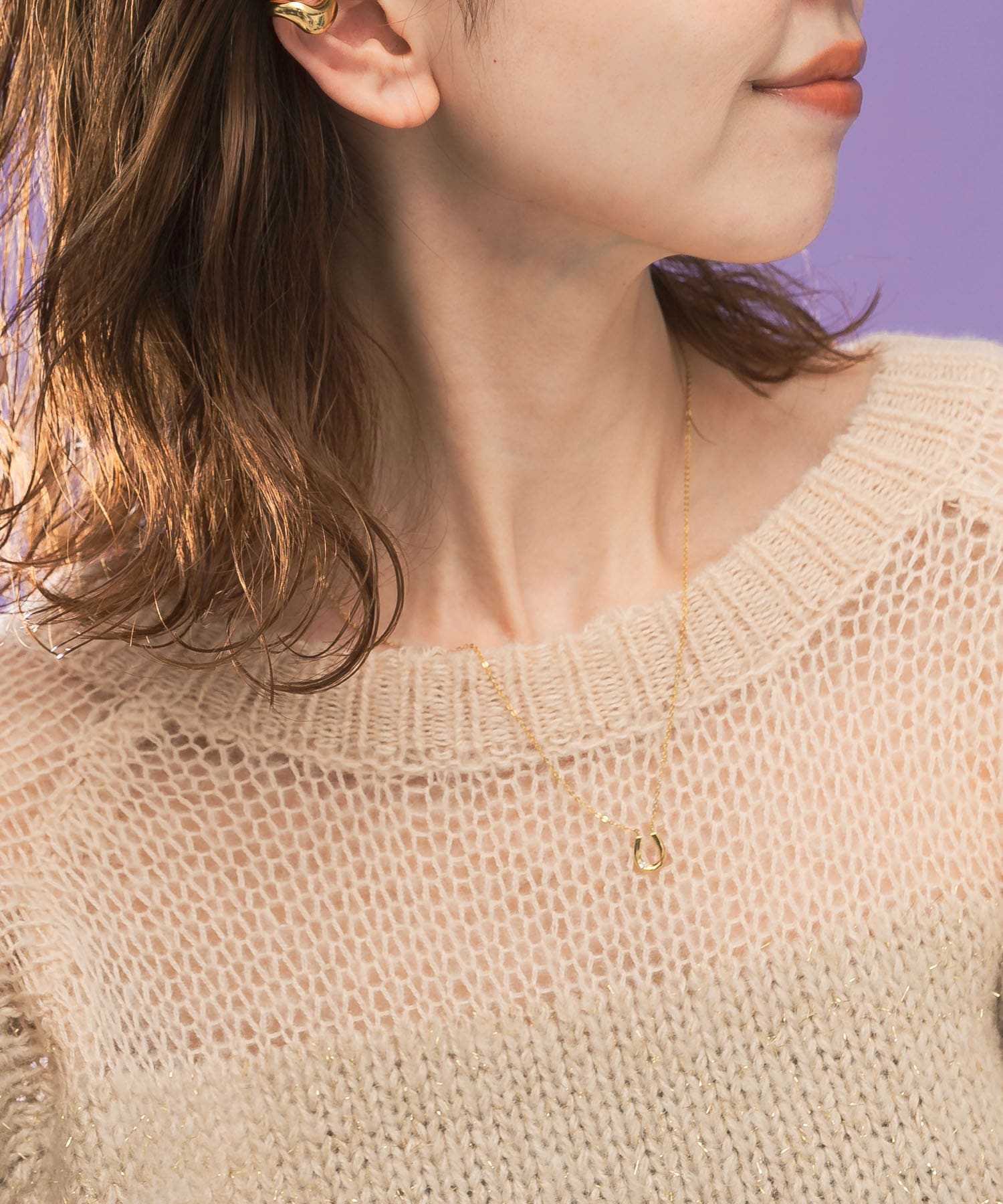 Favorible　Horseshoe necklace