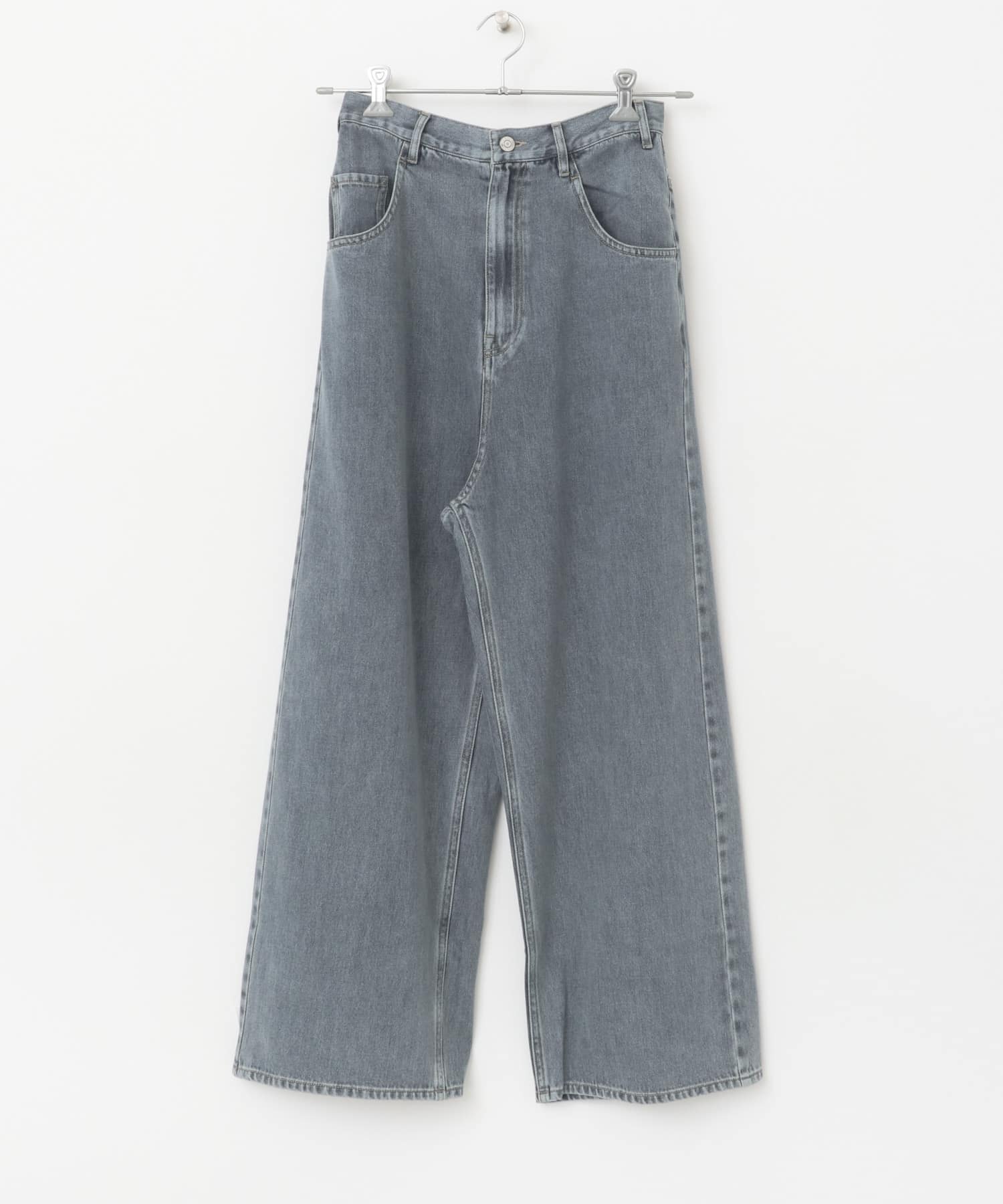 CHIGNON シンチバックデニムワイドパンツ(36 NAVY): ボトム｜URBAN