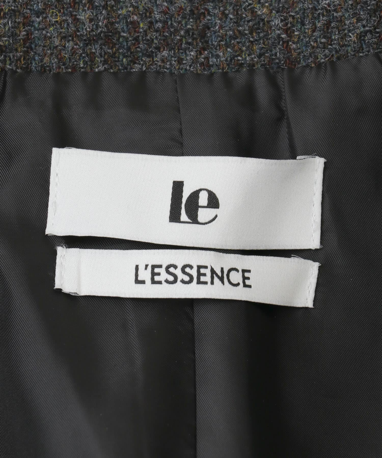 le　WOOL MULTICOLOR BLAZER CHACOAL FREE