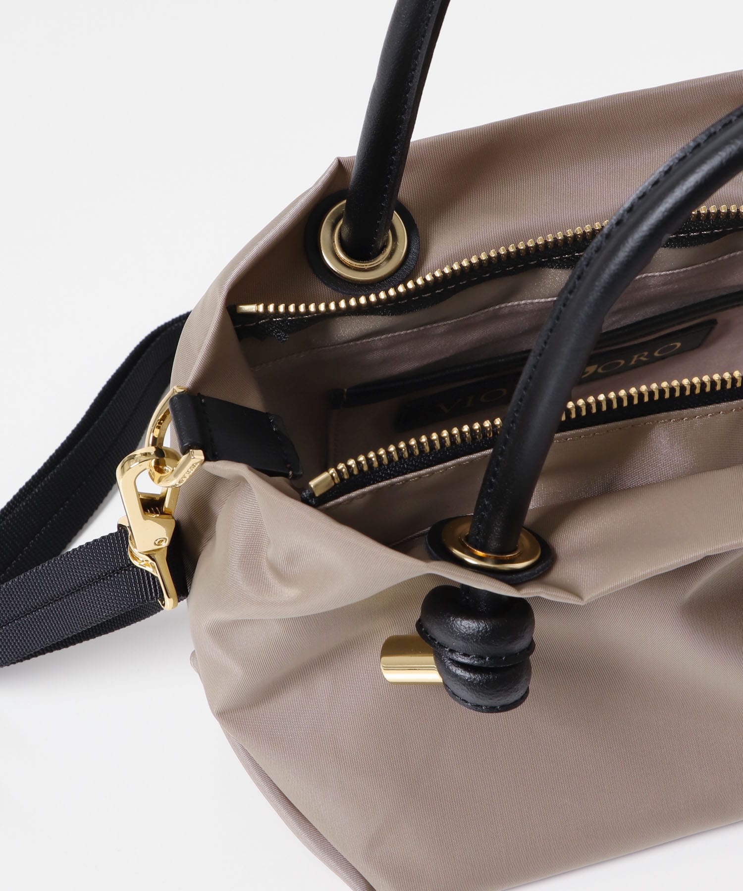 VIOLAd’ORO　BIANCA XS taupeblack -