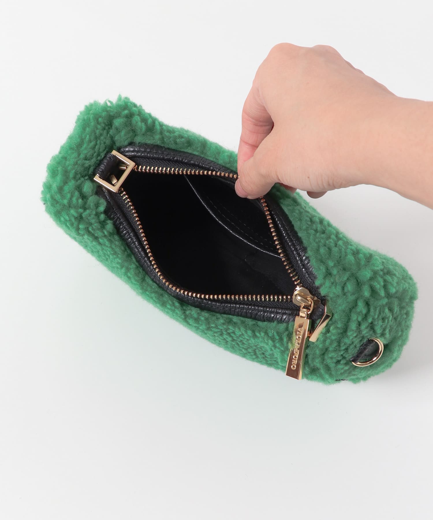 VIOLAd’ORO　エコファーバッグ green -