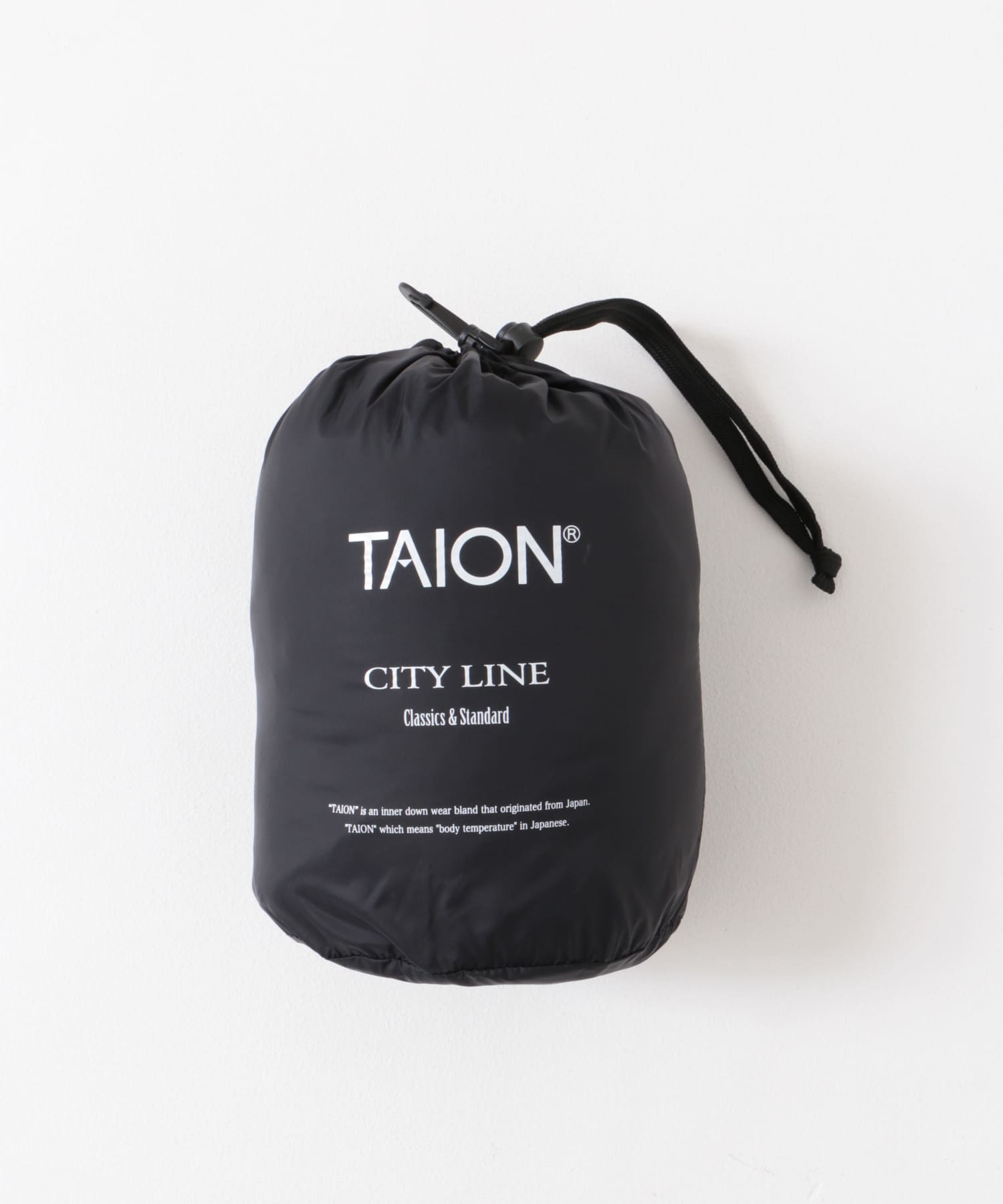 TAION　VNECK LONG DOWN GILET OFFWHITE M