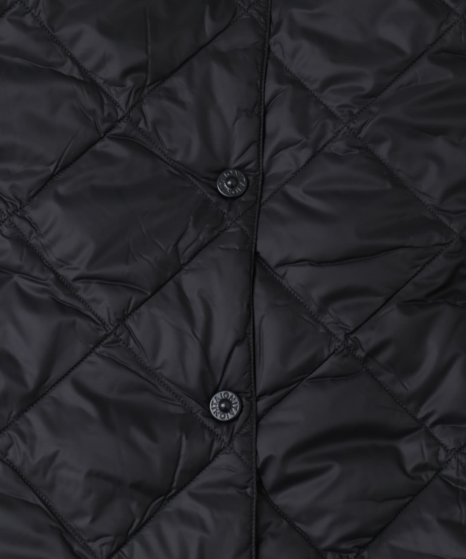 TAION　VNECK LONG DOWN GILET BLACK M