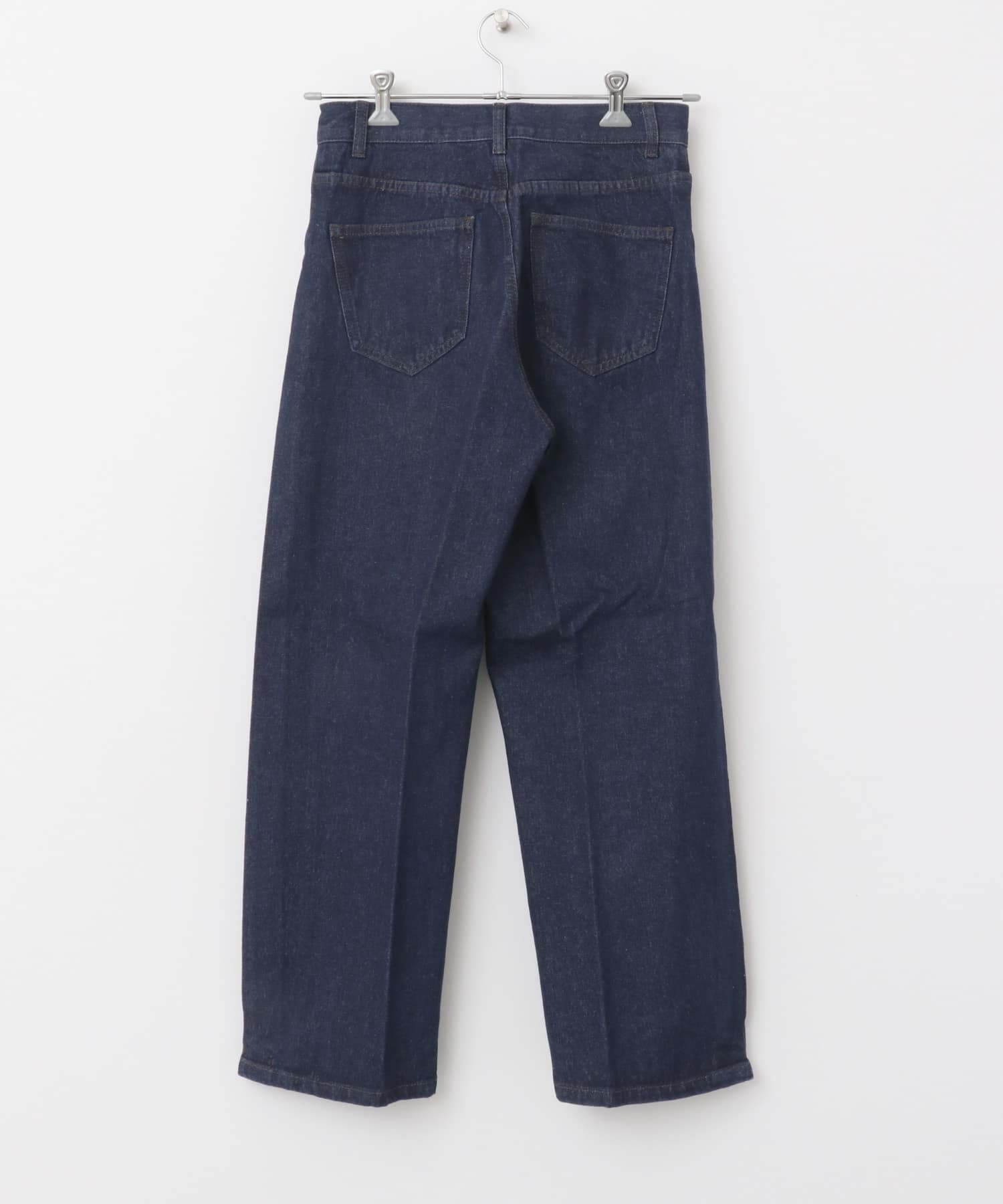 YENN　SIDE PLEATED DENIM INDIGO 34