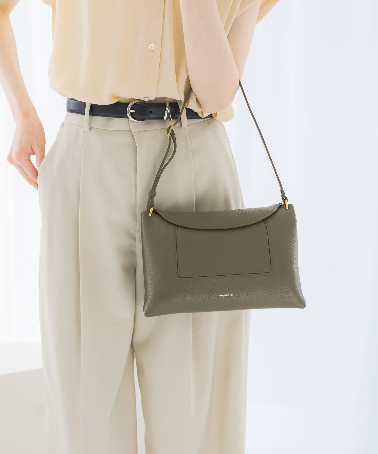 WANDLER　Penelope Slouch Bag OliveCrust -
