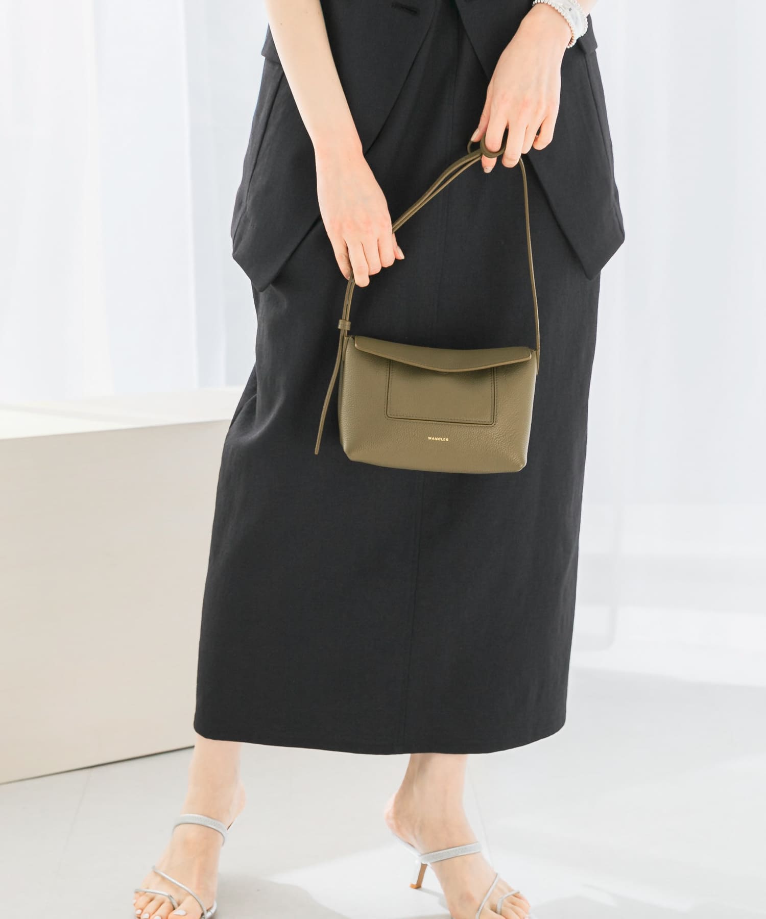 WANDLER　Penelope Slouch Mini OliveCrust -