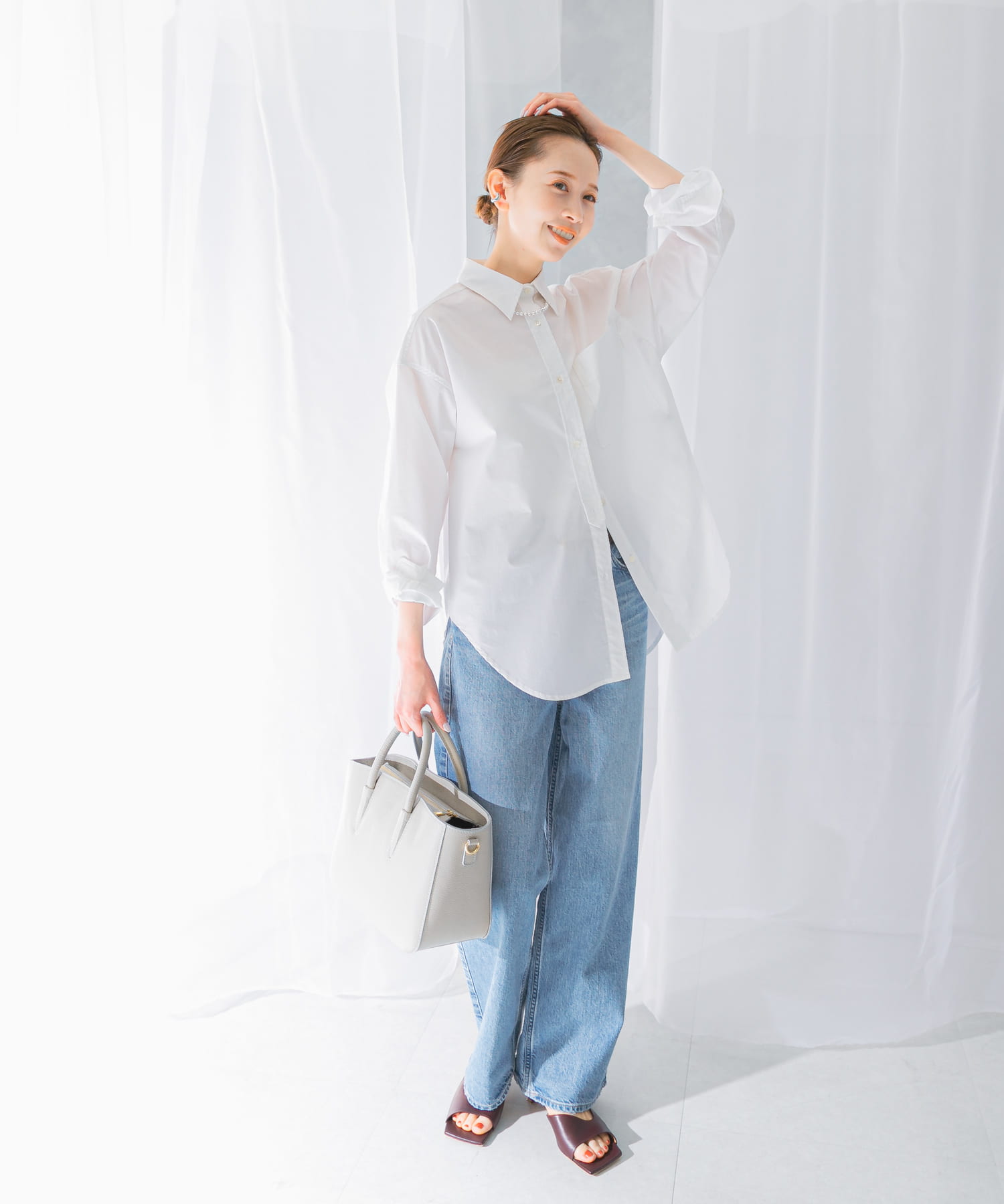 upper hights ストレートデニム THE NIECE 22 FLOW upper hights THE NIECE(22 FLOW): ボトム｜URBAN RESEARCH公式