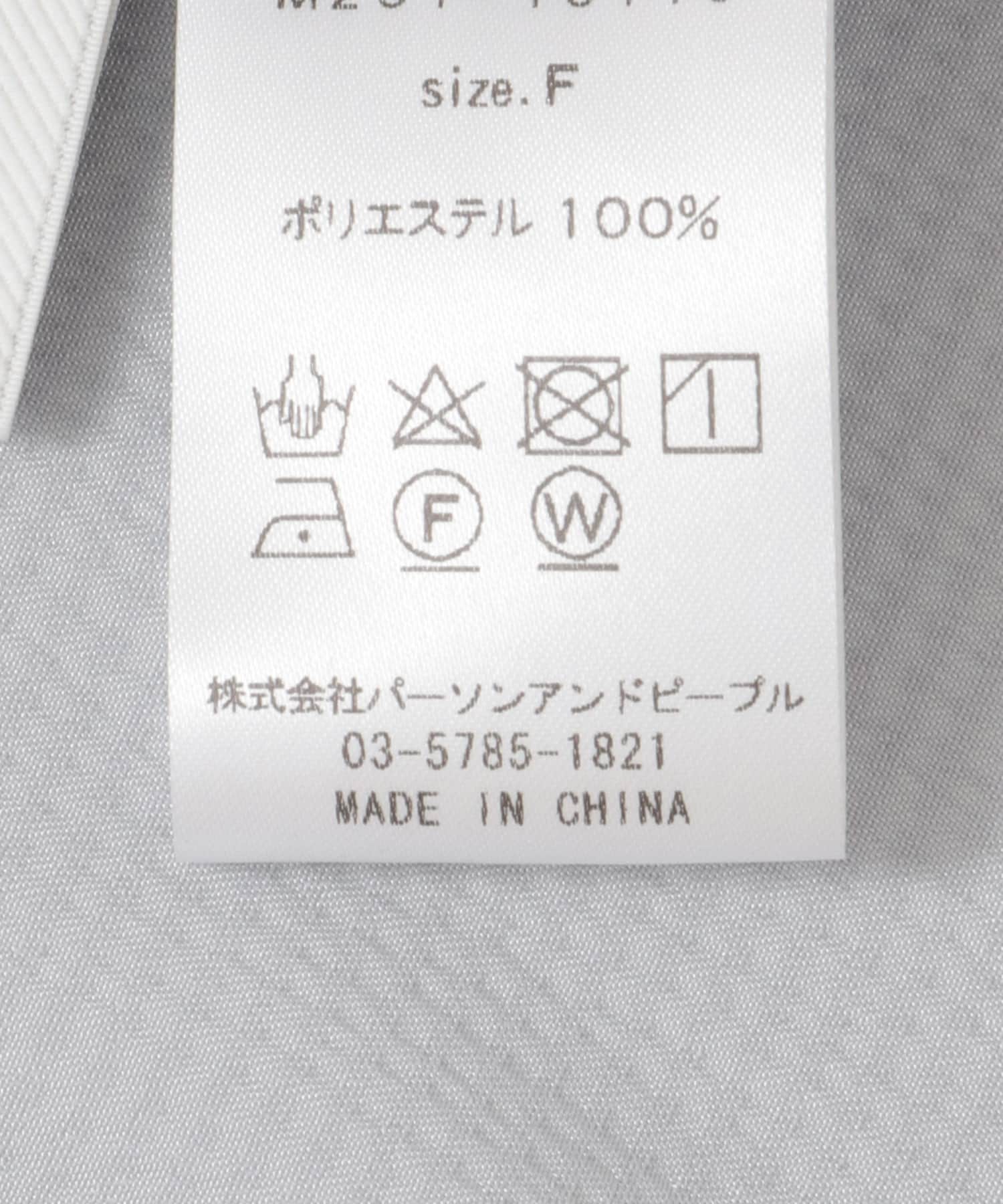 Mewl　ボリュームパフスリーブブラウス LGRAY FREE