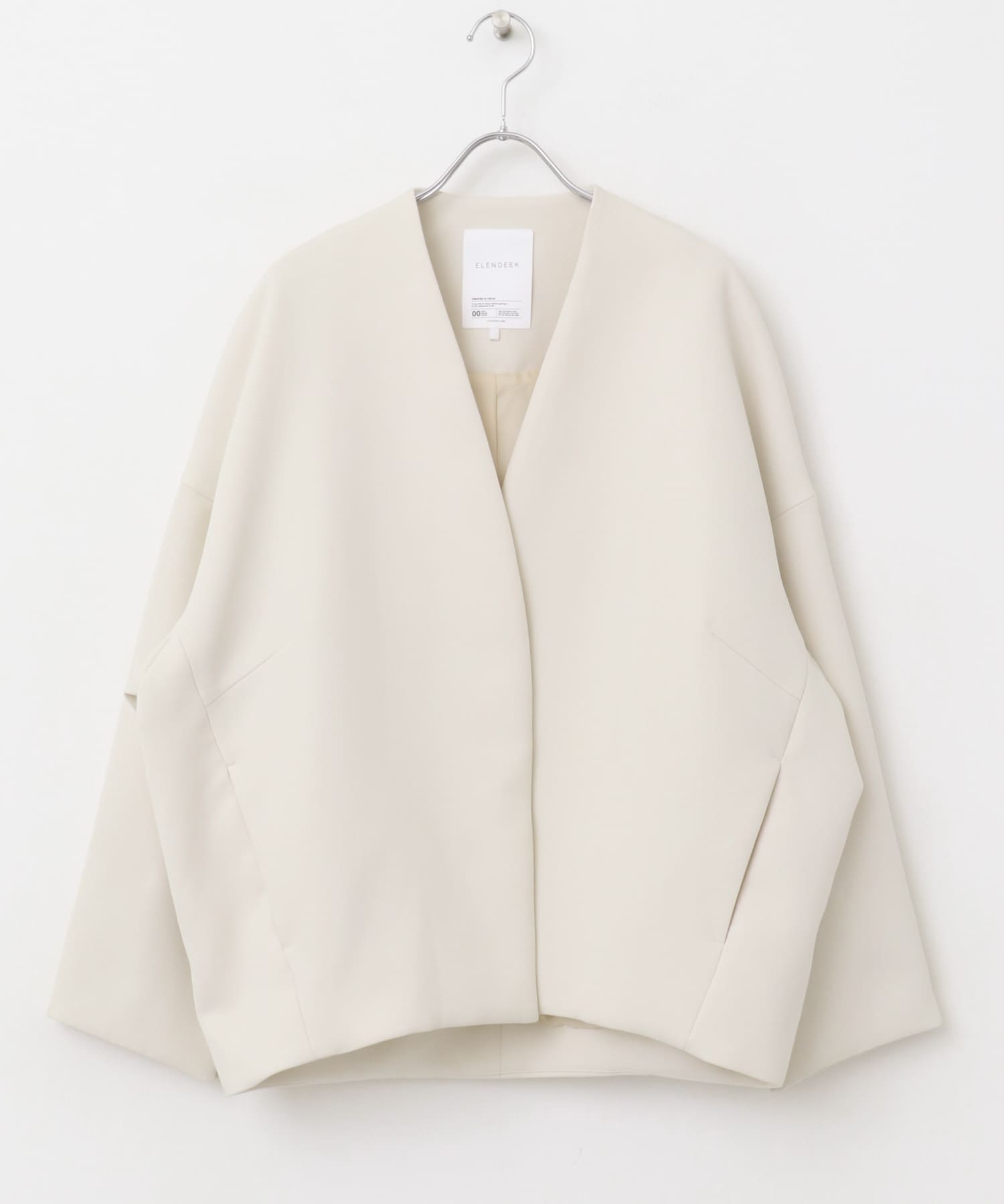 『一部別注カラー』ELENDEEK　FORM SHORT COAT NUD FREE