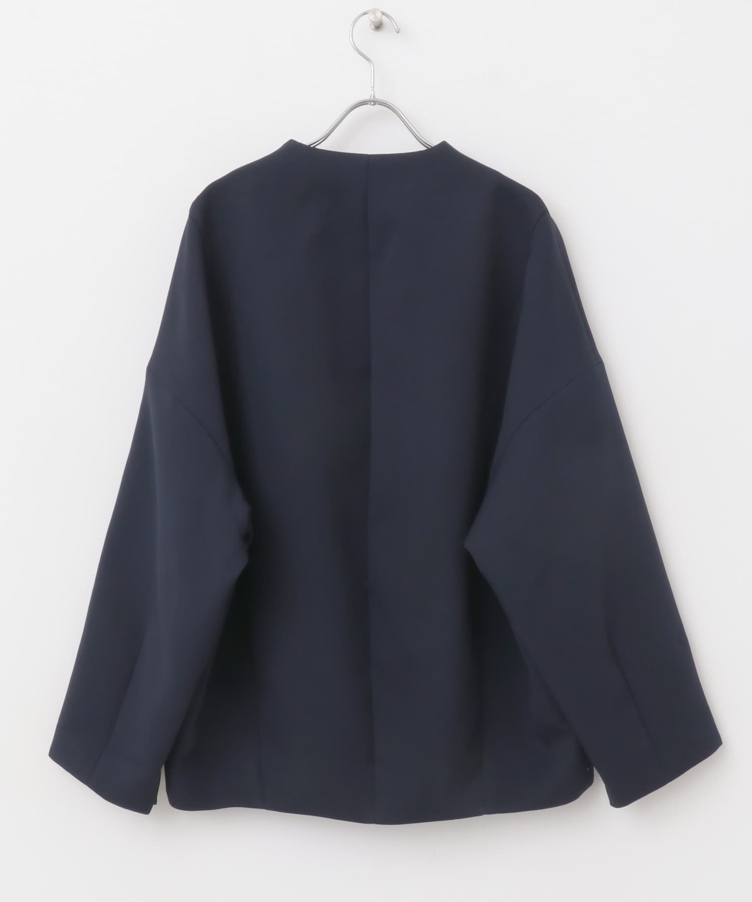 『一部別注カラー』ELENDEEK　FORM SHORT COAT 別注NAVY FREE
