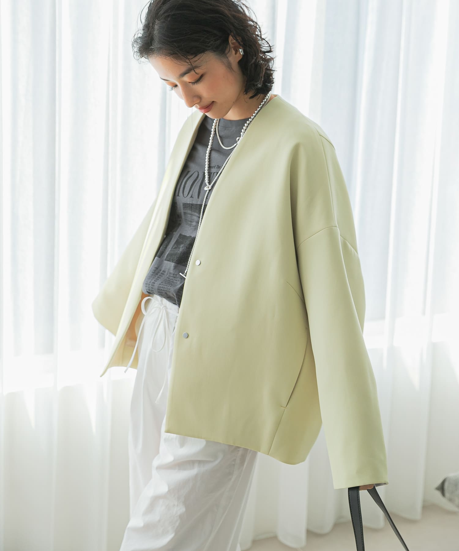 『一部別注カラー』ELENDEEK　FORM SHORT COAT