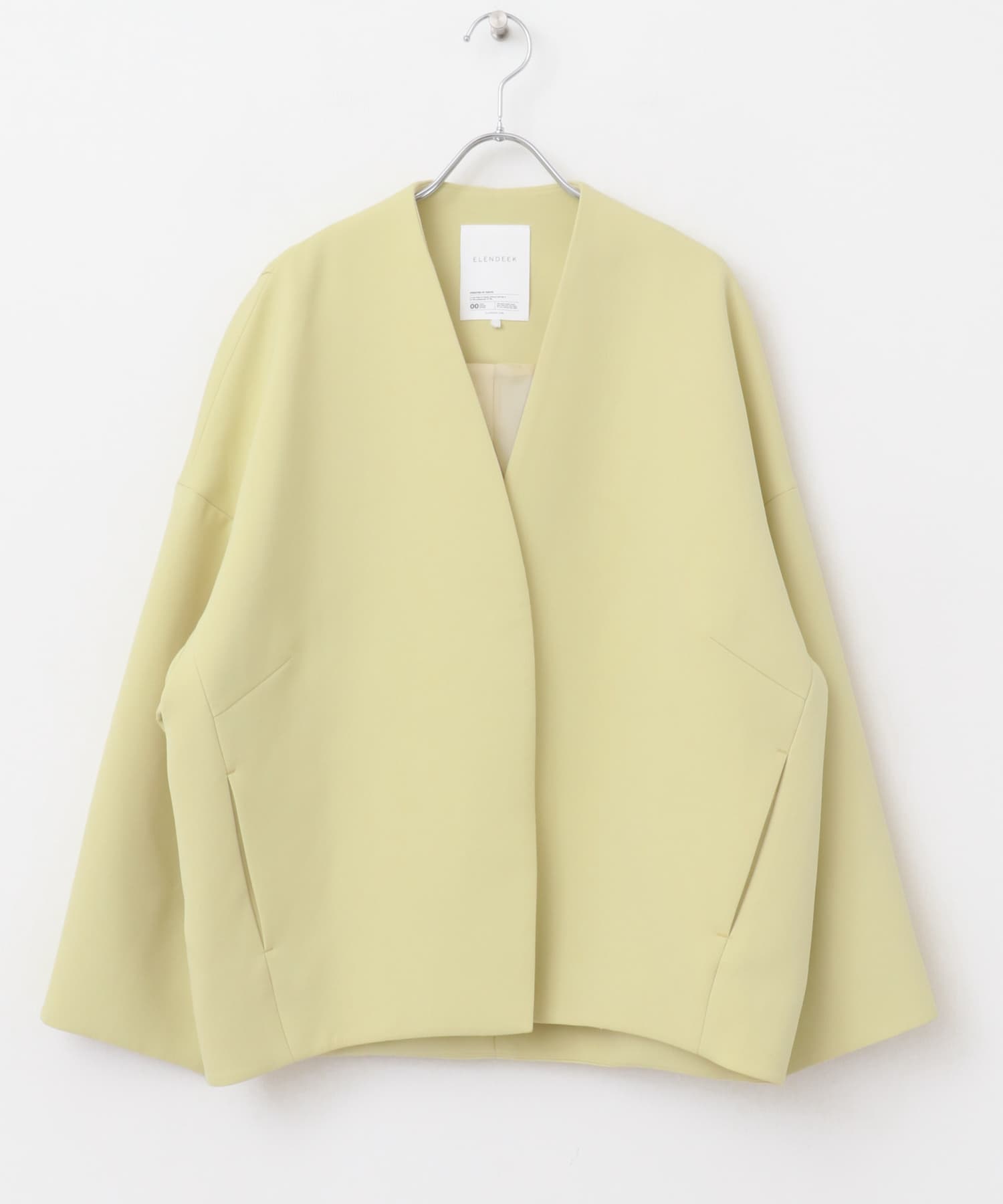 『一部別注カラー』ELENDEEK　FORM SHORT COAT YLW FREE