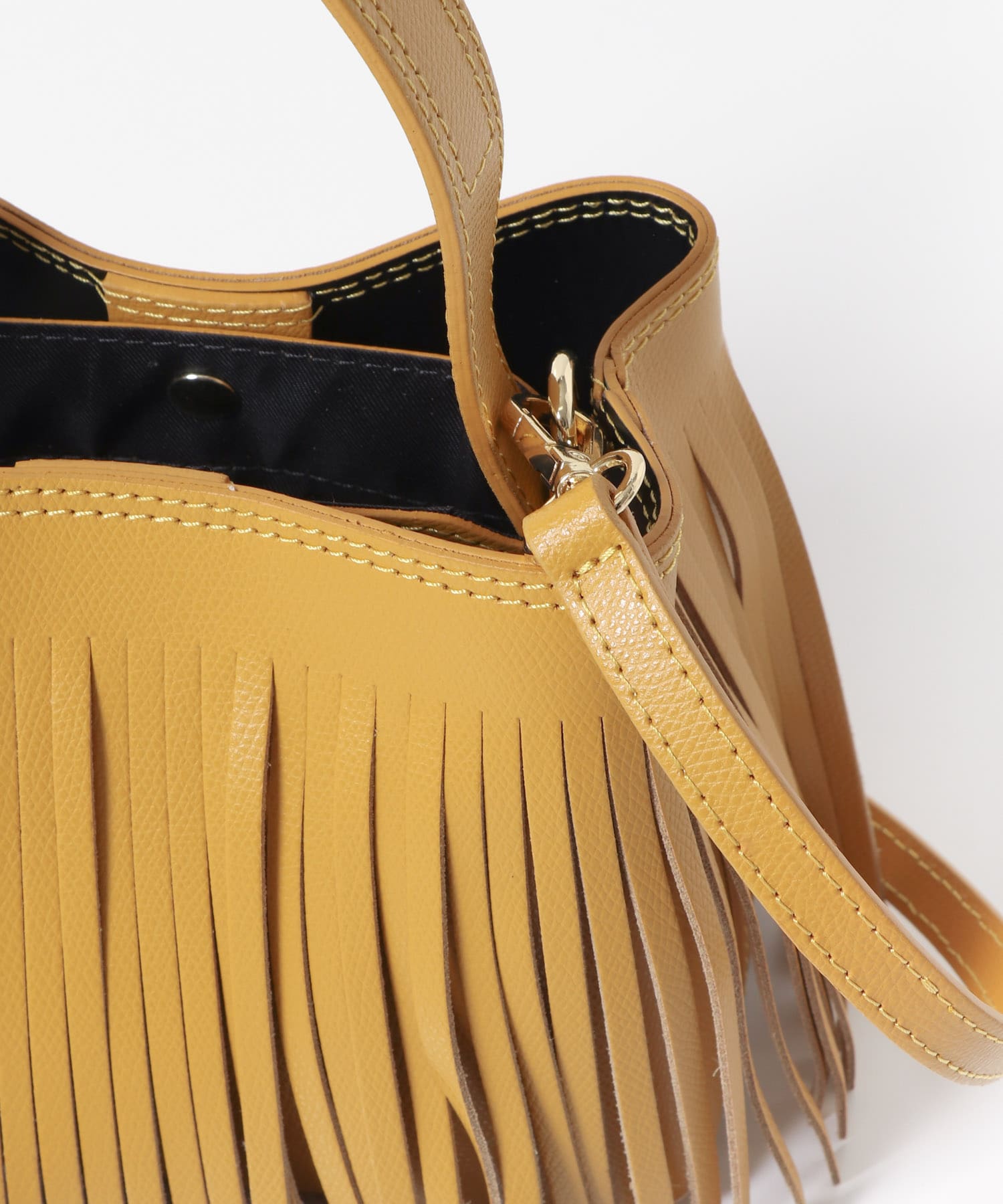 AULENTTI　フリンジBAG SENAPE -
