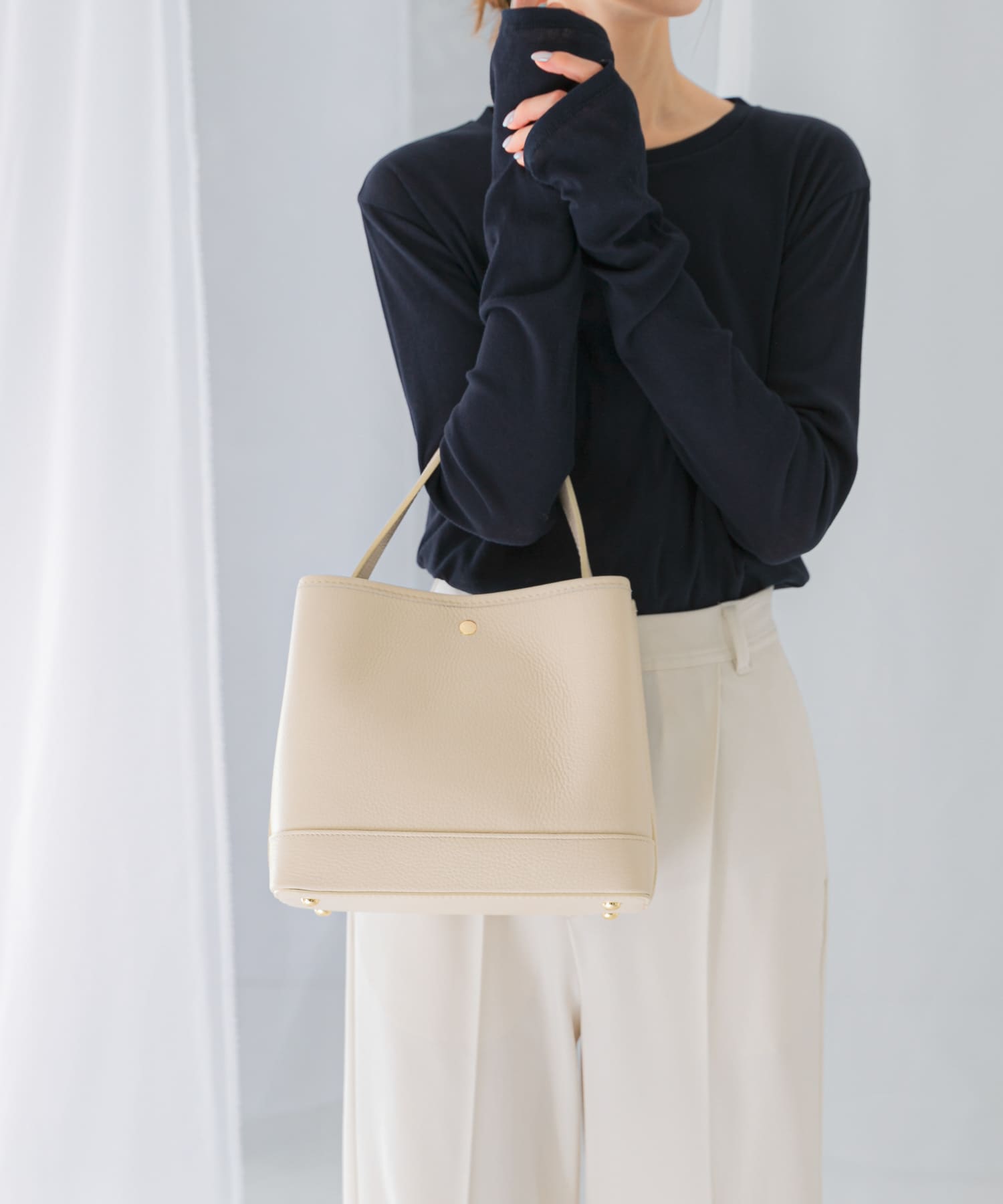 AULENTTI　スクエアBAG LATTE -