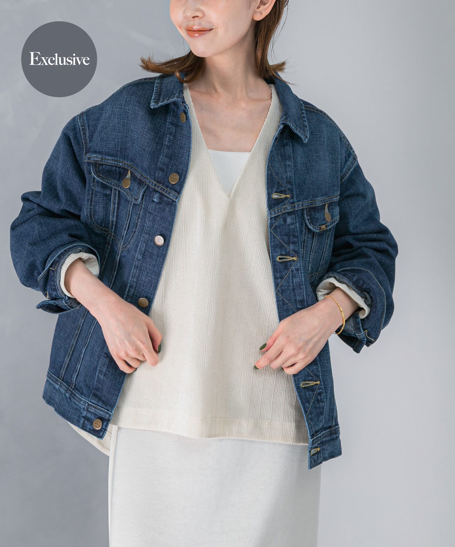 別注』Lee101×ROSSO JACKET(FREE MEDIUMUSED): アウター|URBAN 別注』Lee101×ROSSO JACKET(FREE MEDIUMUSED): アウター|URBAN
