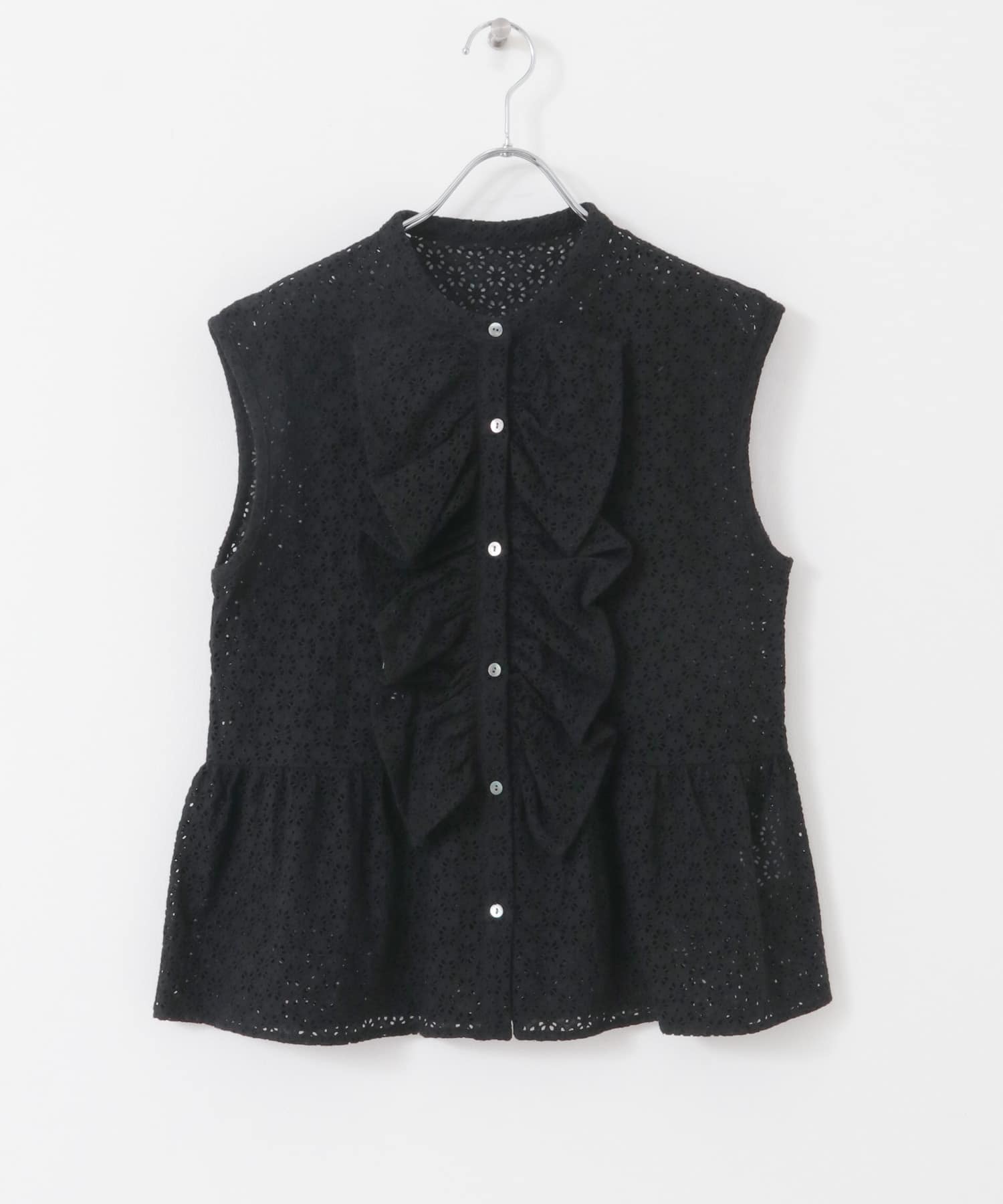 ドアーズ　アイレットレースオールインワン　ブラック　新品 Mewl アイレットレースブラウス(FREE PINK): トップス｜URBAN