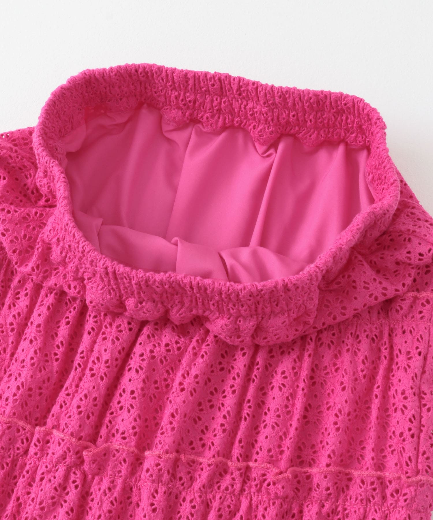 Mewl　アイレットレーススカート PINK FREE