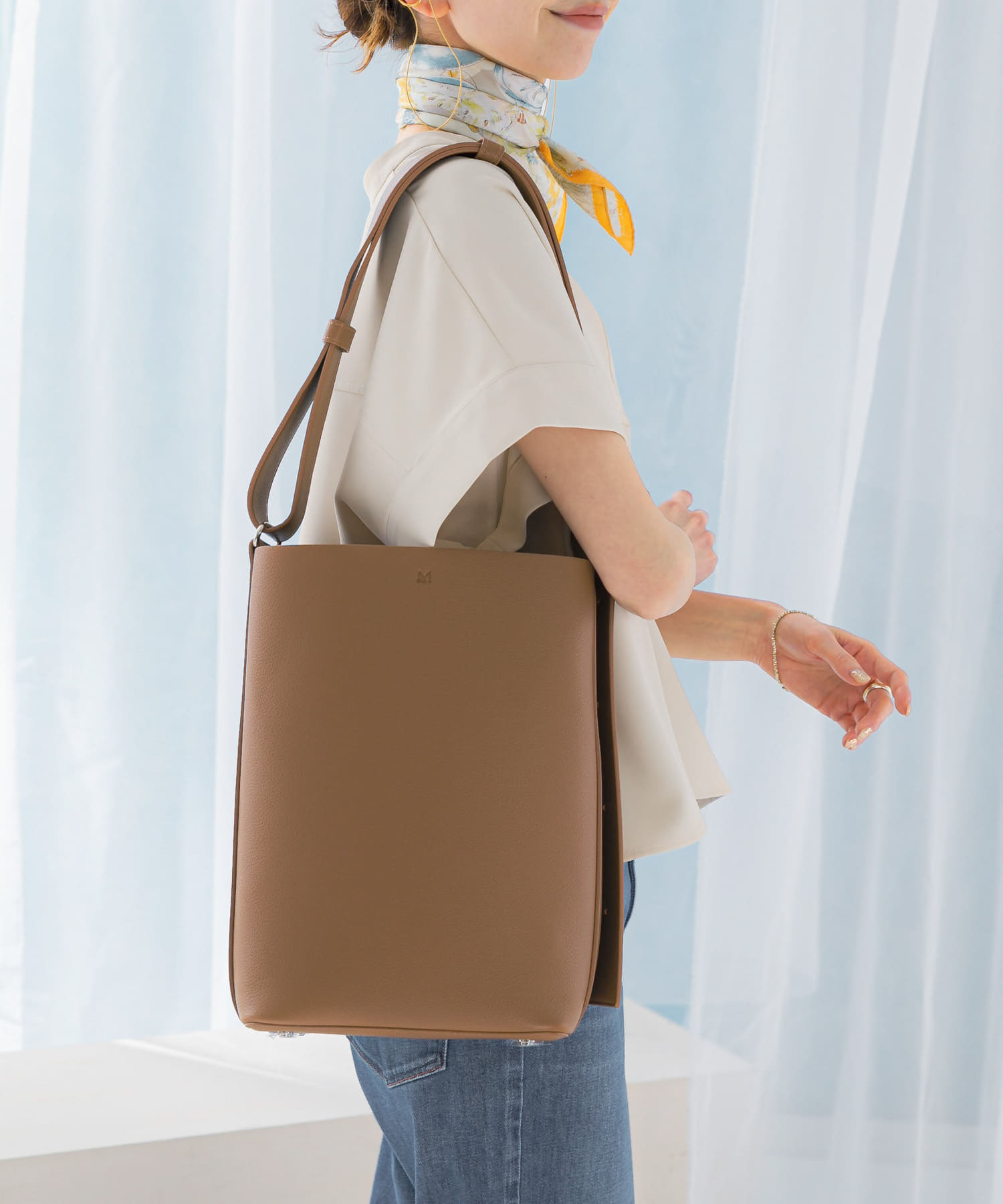 &MyuQ　JUNO mini BAG BEIGE -