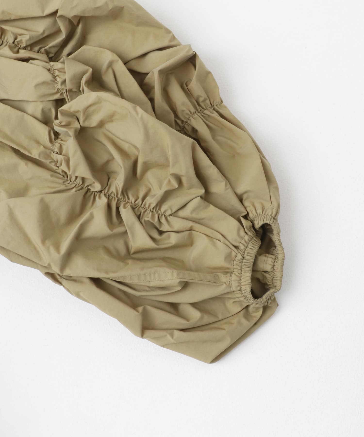leinwande　Flower Babble Work Shirts Khaki FREE