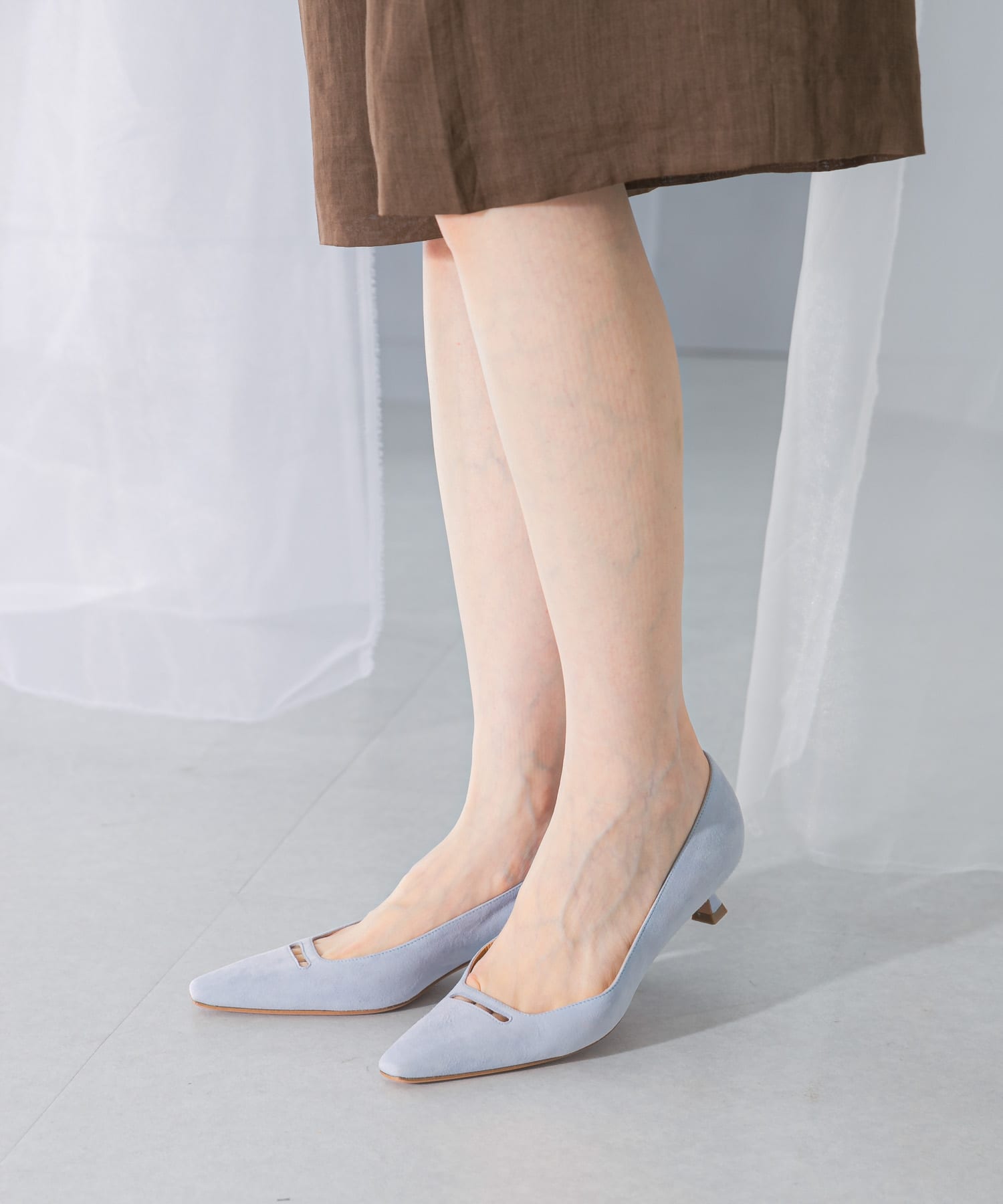 PELLICO　ANELLI SORELLA パンプス SKYBLUE 36