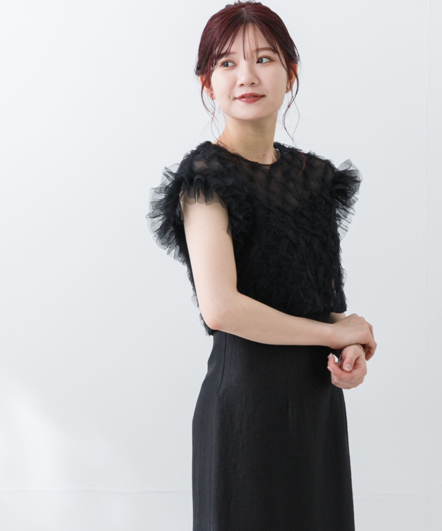 kaene　ボリュームブラウスセットドレス