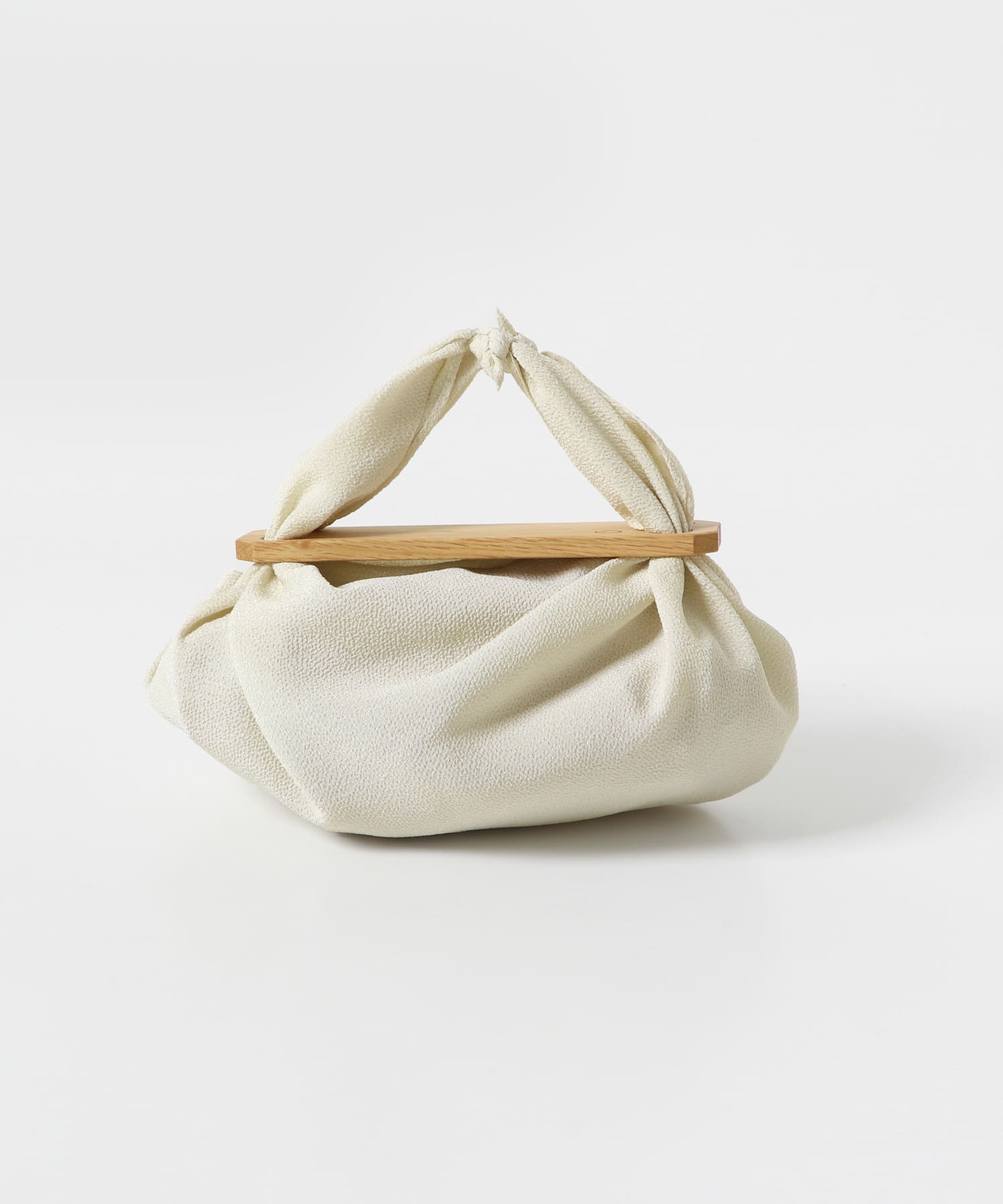 Furoshiki bag ちりめん L/BEIGE -