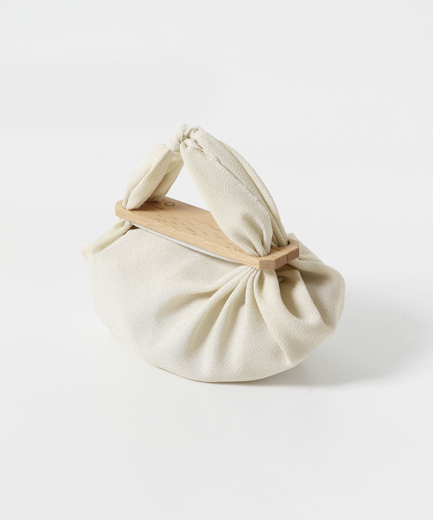 Furoshiki bag ちりめん L/BEIGE -