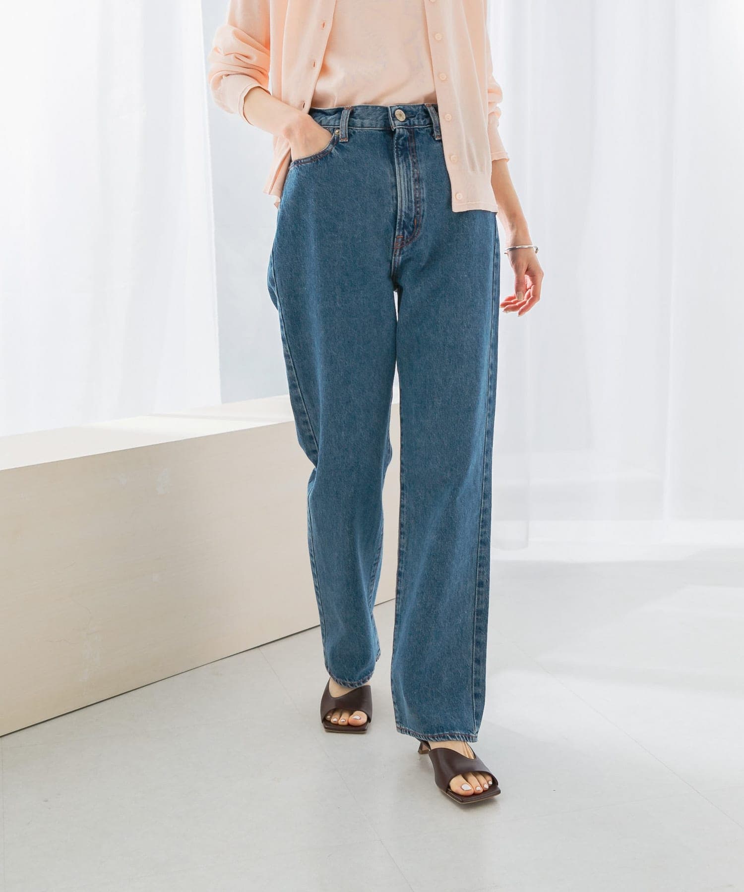 NEEDBY heritage　LEAH PANTS SHONANMDBL 24