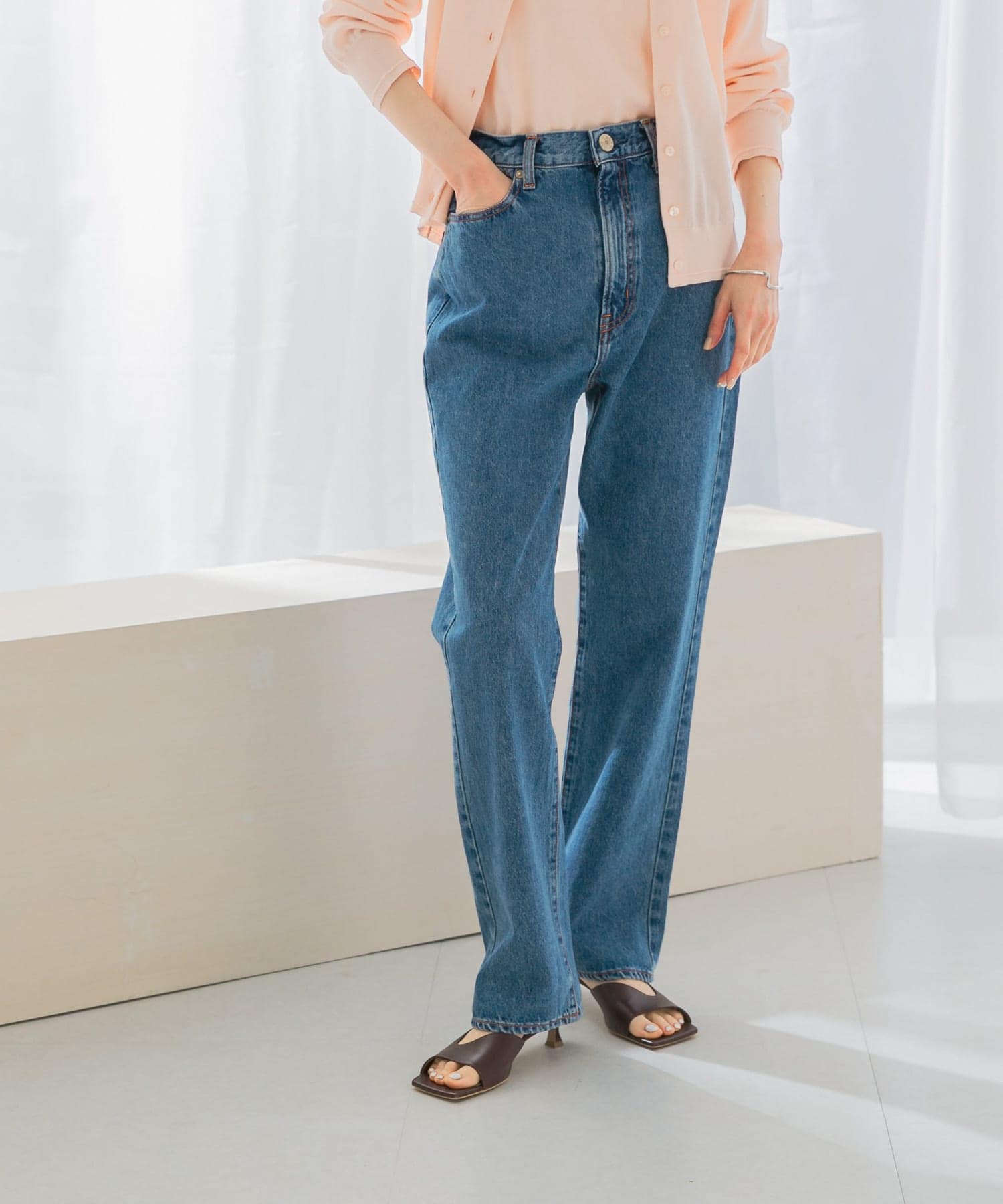 NEEDBY heritage　LEAH PANTS SHONANMDBL 24