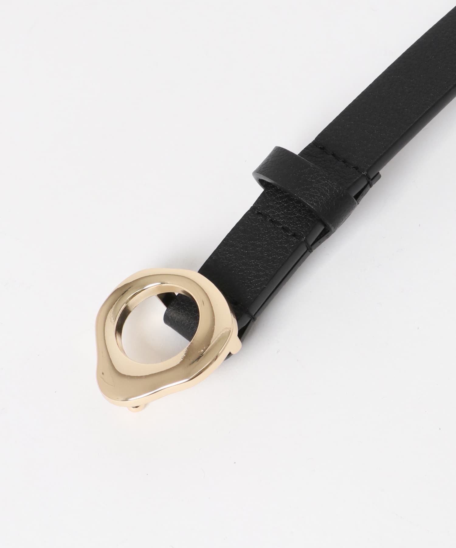 LE VERNIS　Eyelet belt ブラック -