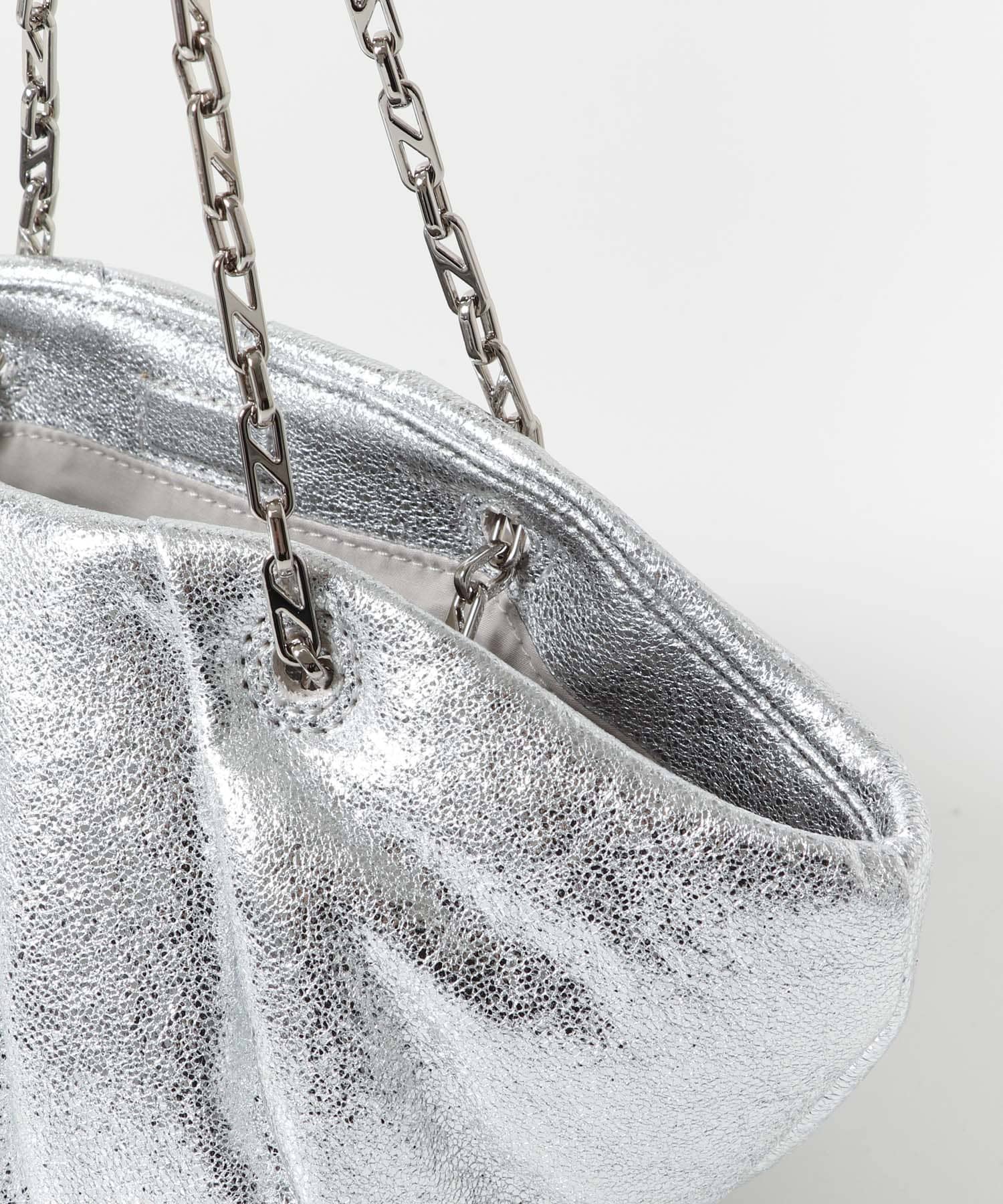 LE VERNIS　Momo mini bag シルバー -