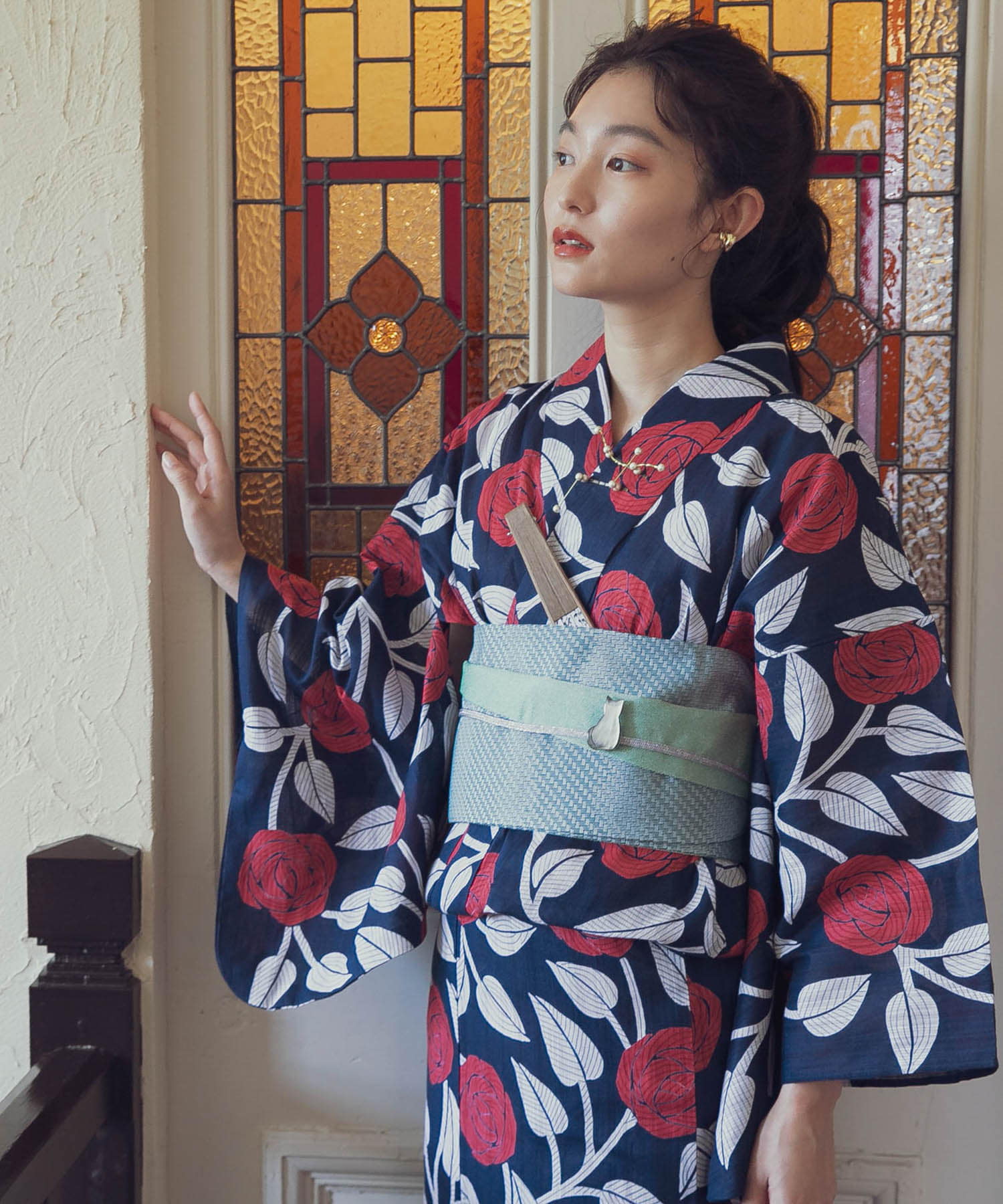 雅姫帯 サックス FREE