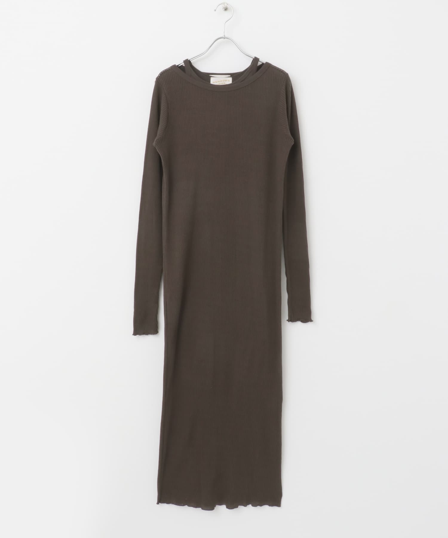 CaRouseLamBRa　LONG-SLEEVE DRESS PACK KHAKI OS