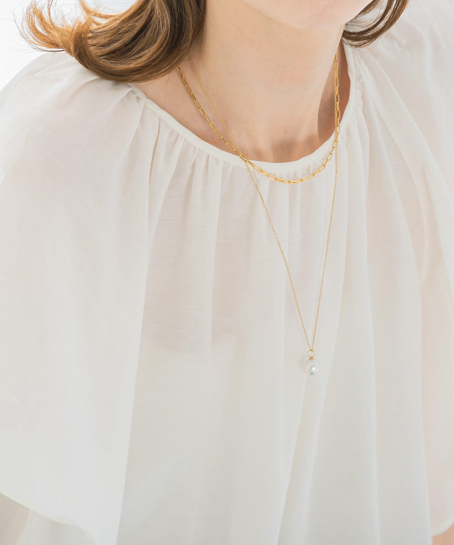 Favorible　Chain Layered Necklace