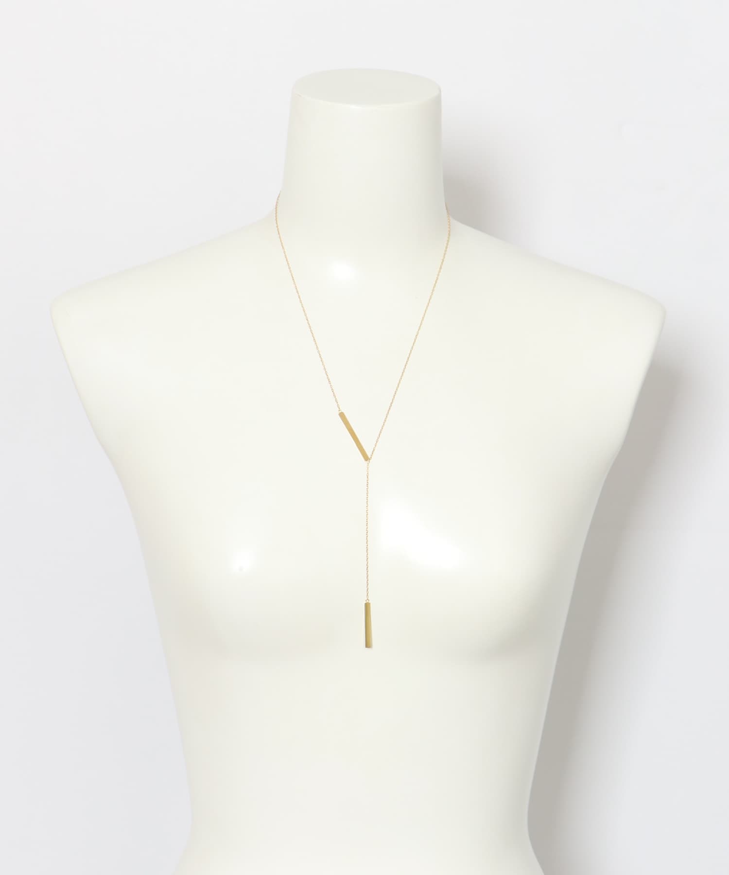 Favorible　Bar Motif Lariat GOLD FREE