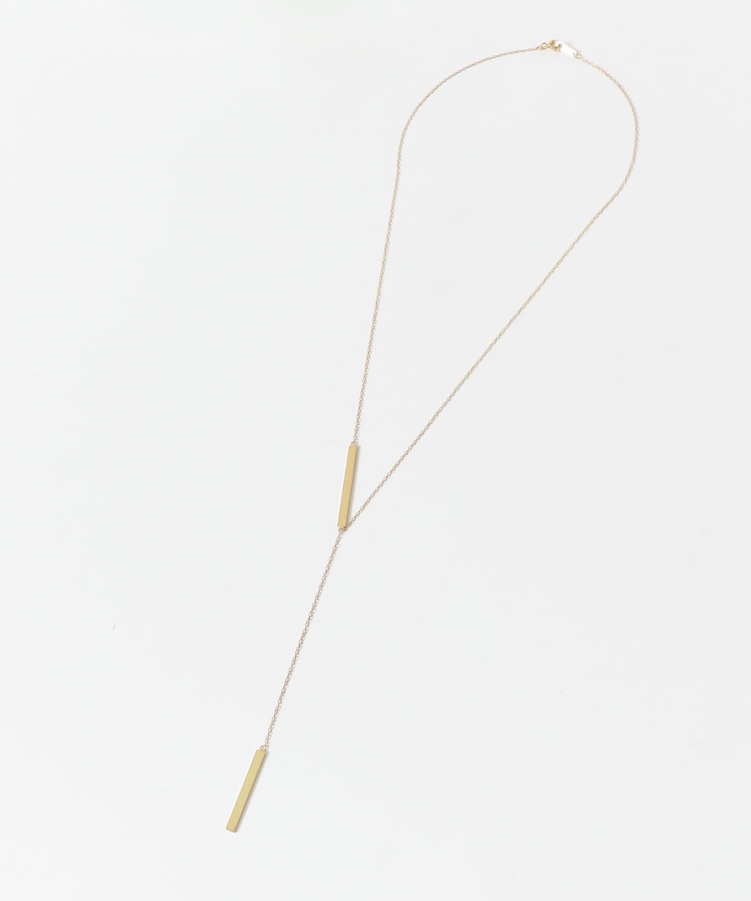 Favorible　Bar Motif Lariat GOLD FREE