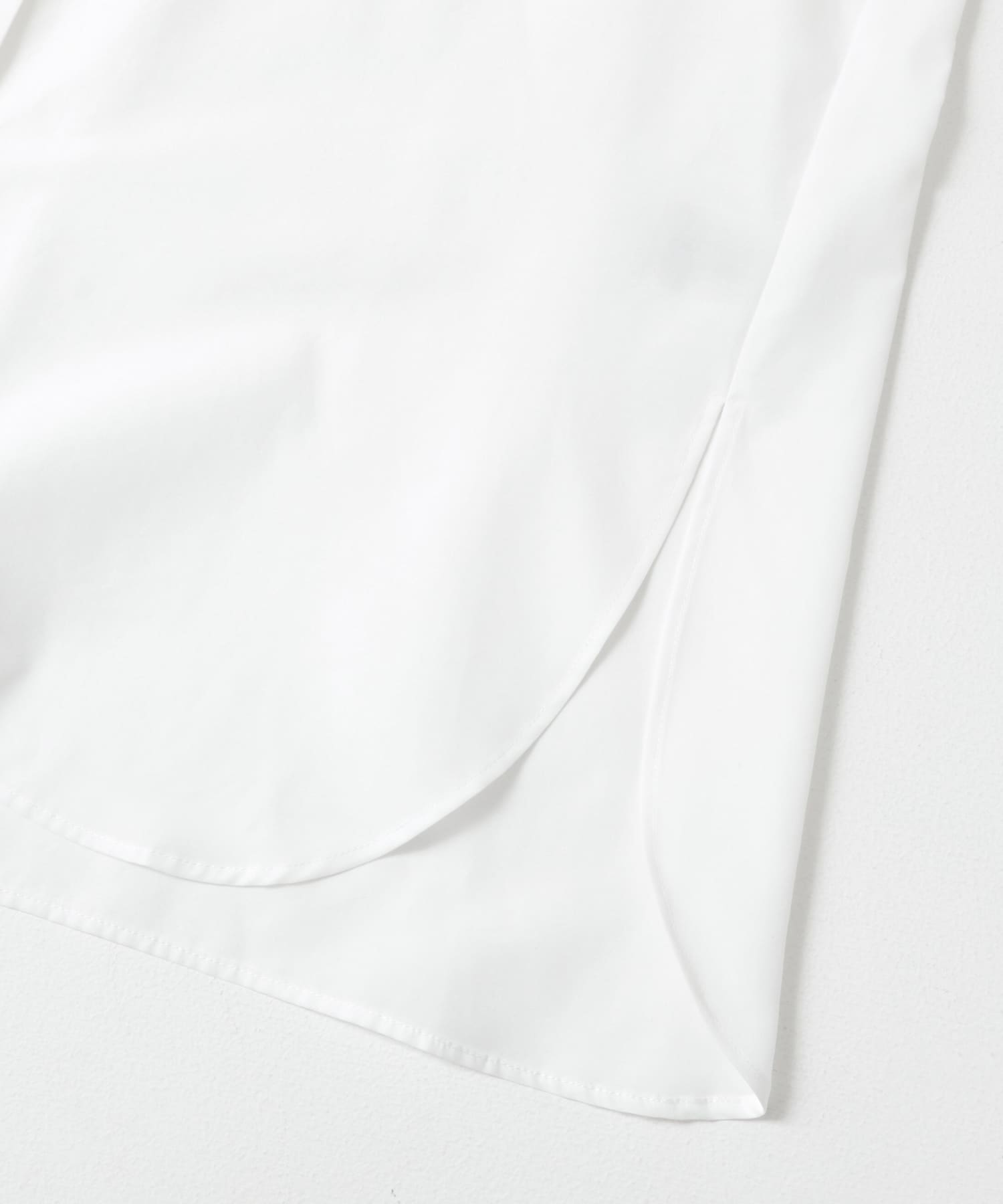 MARILYN MOON　Modern tuck frill volume blouse WHITE FREE