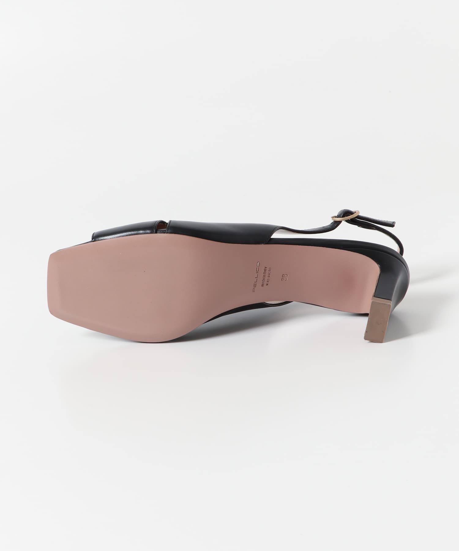 PELLICO バックストラップパンプス ブラック 36 1/2 PELLICO(ペリーコ)｜ドットチュールバックストラップパンプス