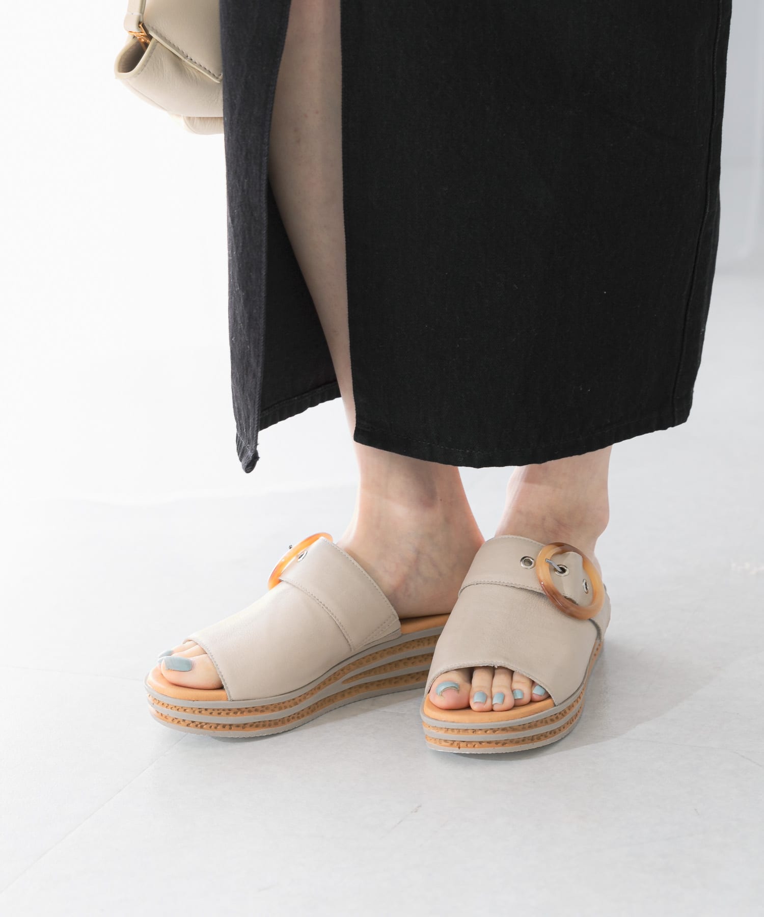 Mollini　サボサンダル ALMOND 36