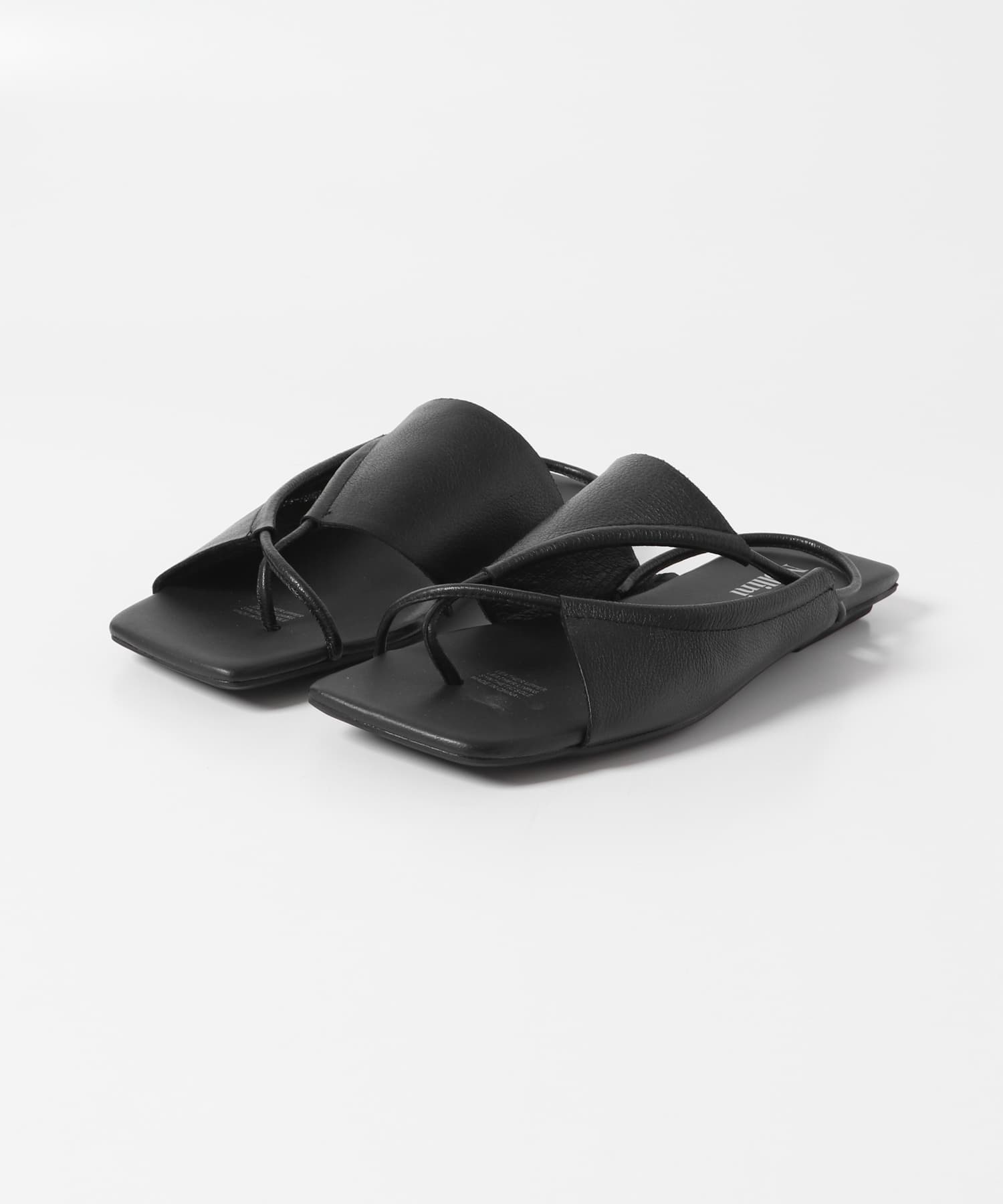 Mollini　クロスフラットサンダル BLACK 36