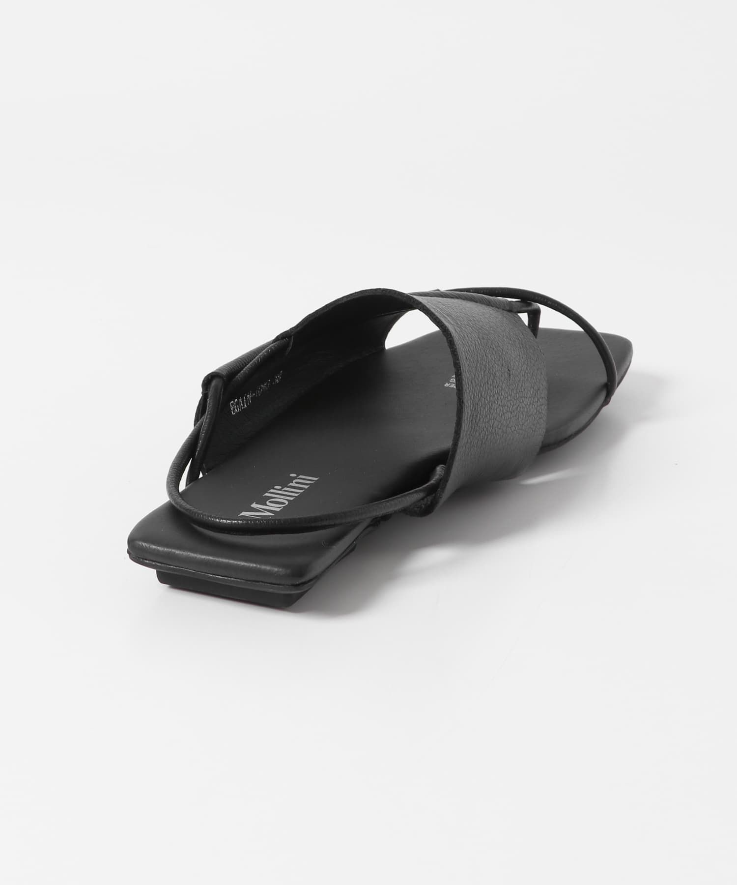Mollini　クロスフラットサンダル BLACK 36